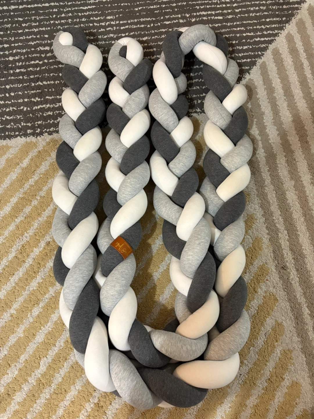 Braided Crib Bumper - photo 2