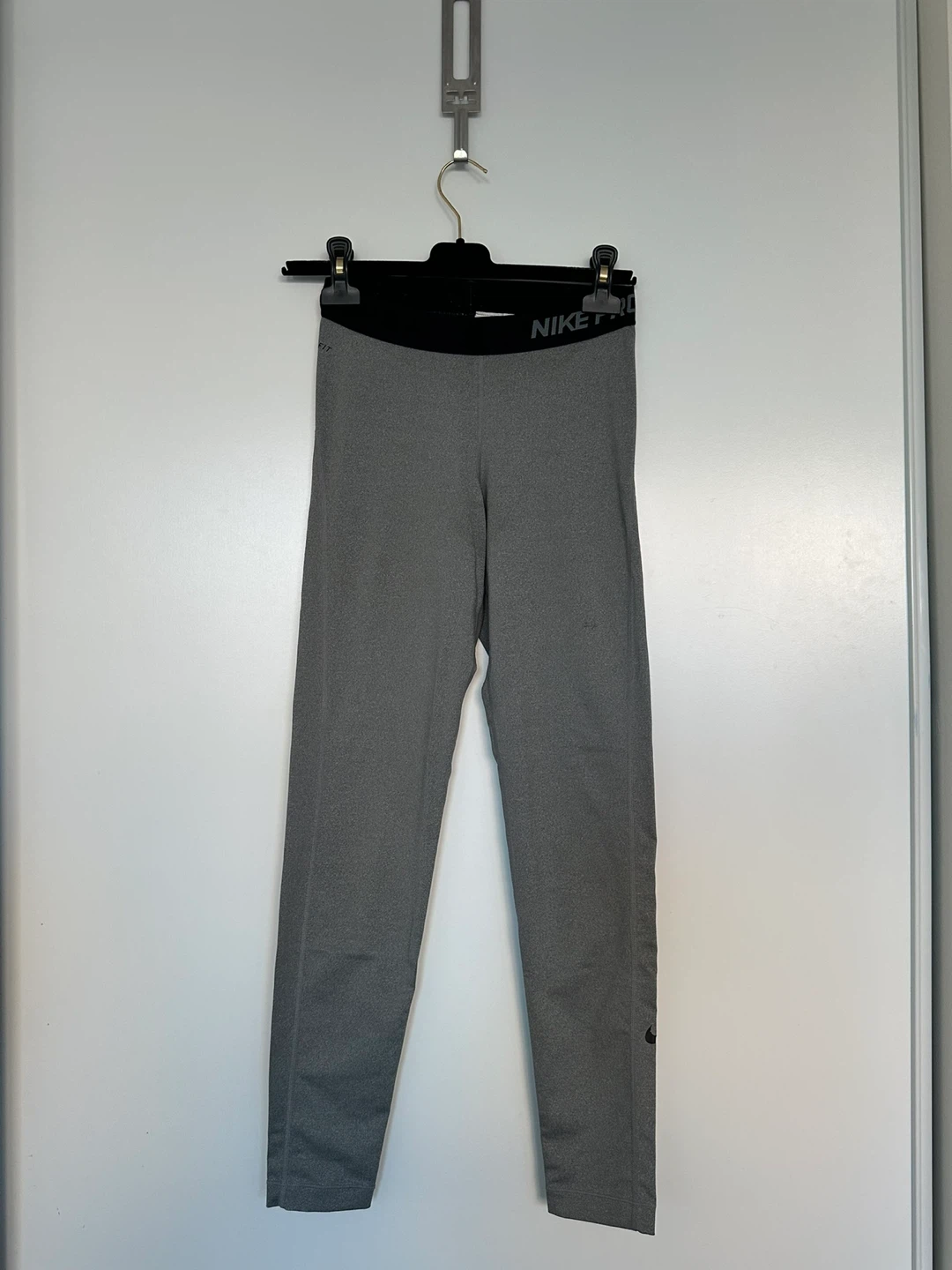 Nike Pro Grey Compression Tights Size S
