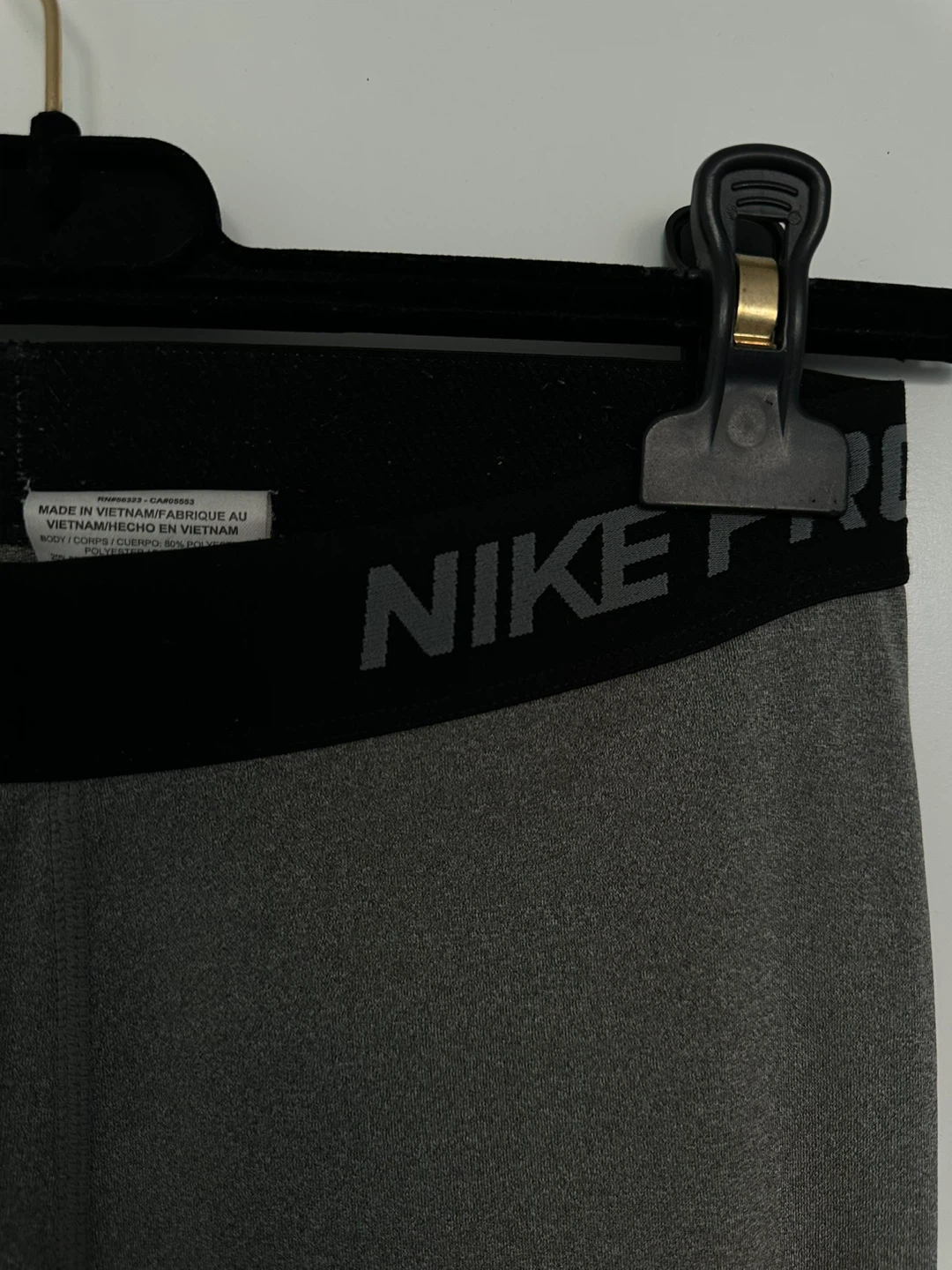 Nike Pro Grey Compression Tights Size S - photo 3