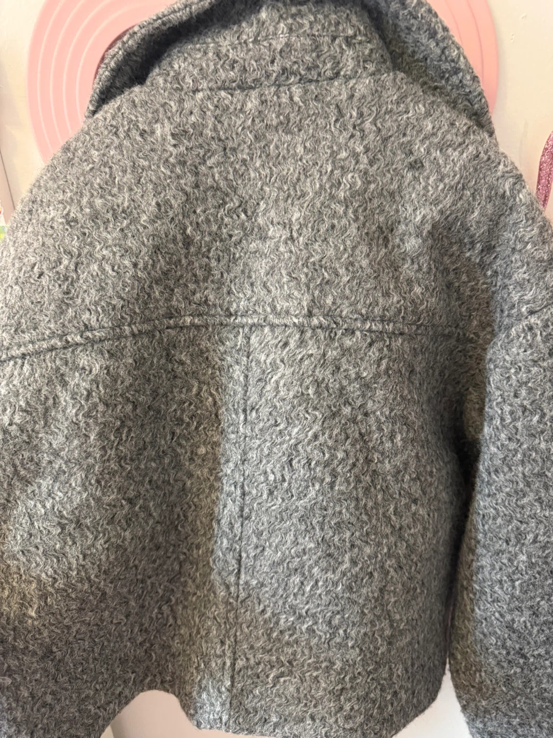 H&M Grey Textured Jacket - Size 10-11Y - photo 4