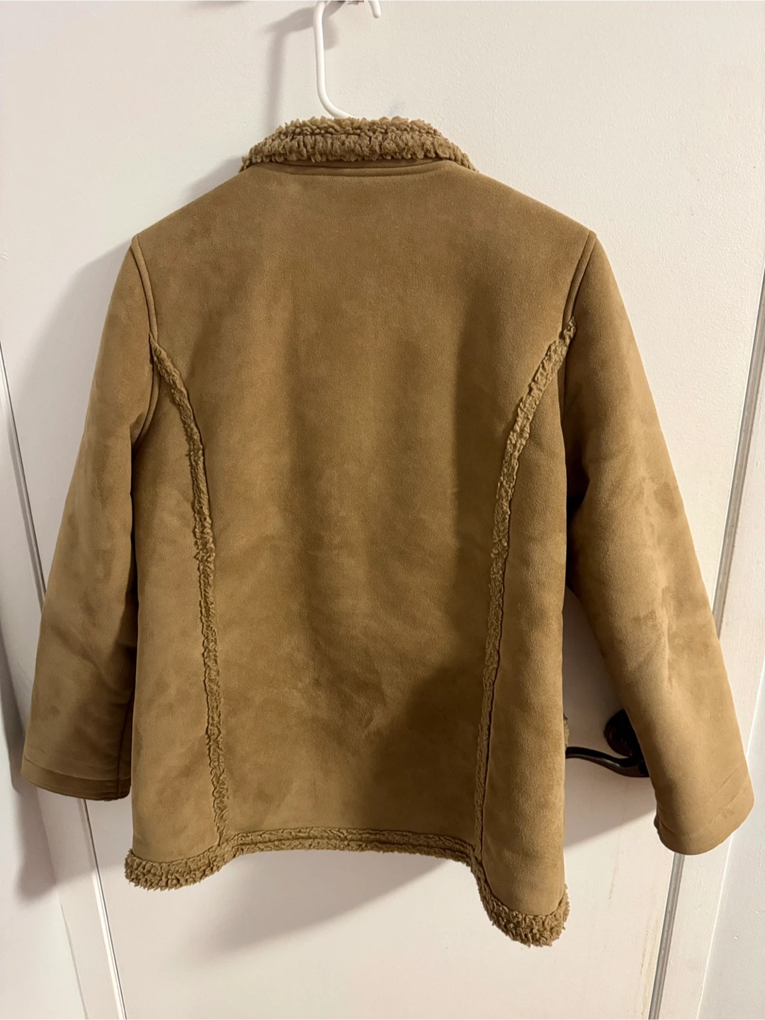 L.L. Bean Women's S Faux Suede Sherpa Lined Jacket - photo 3