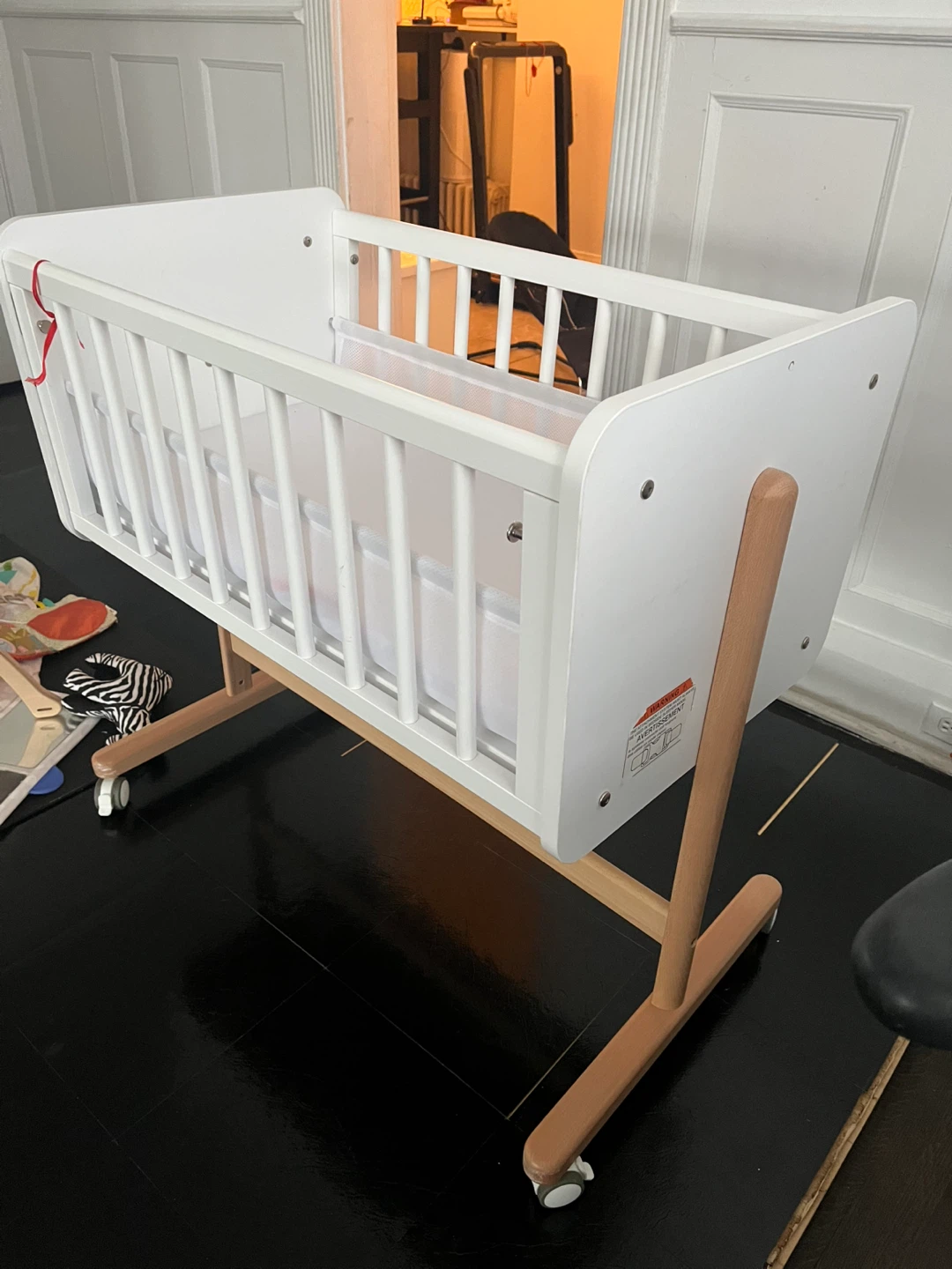 Comfy Cubs Wooden Baby Bassinet Bedside Sleeper - photo 3