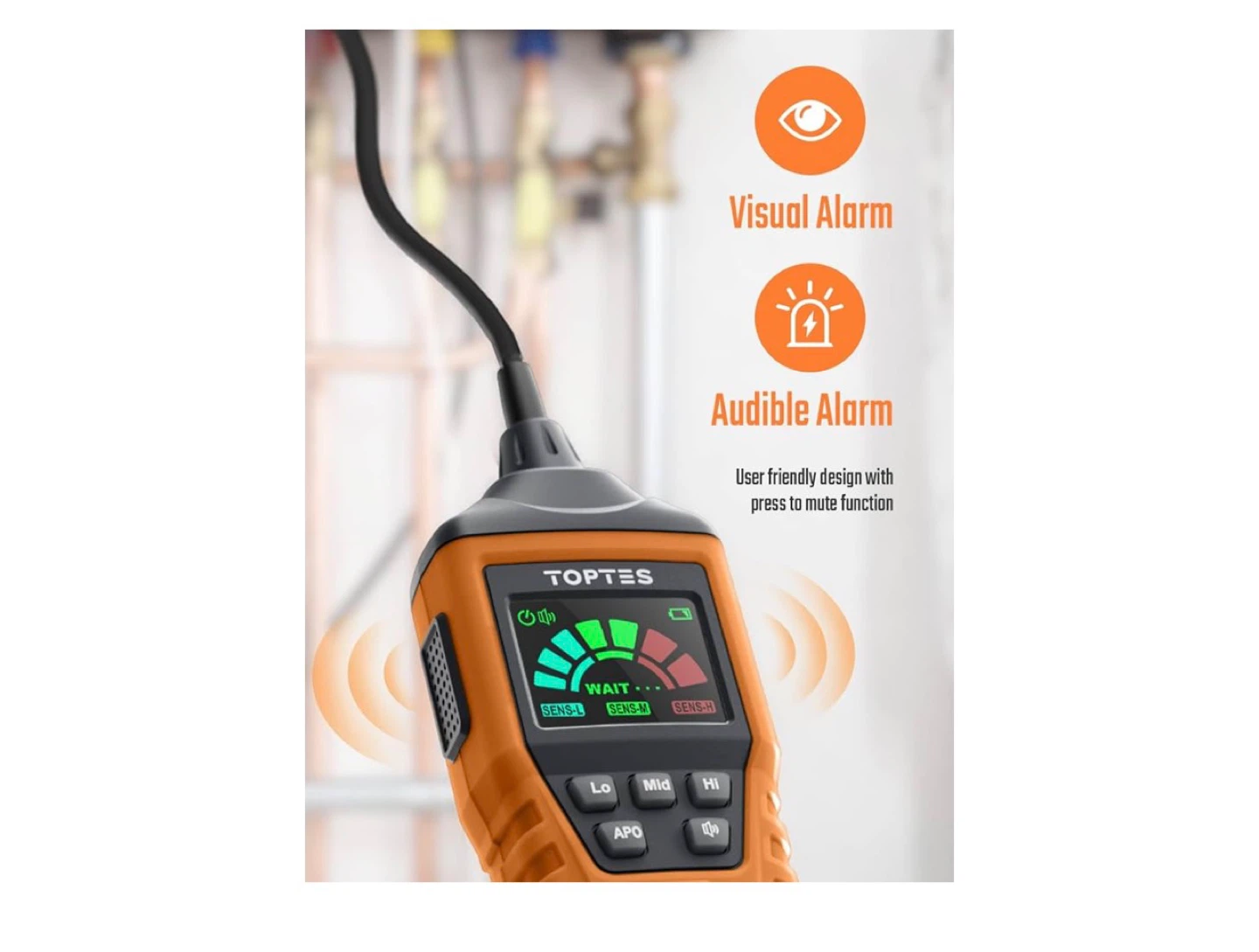 TOPTTES PT520A Combustible Gas Leak Detector