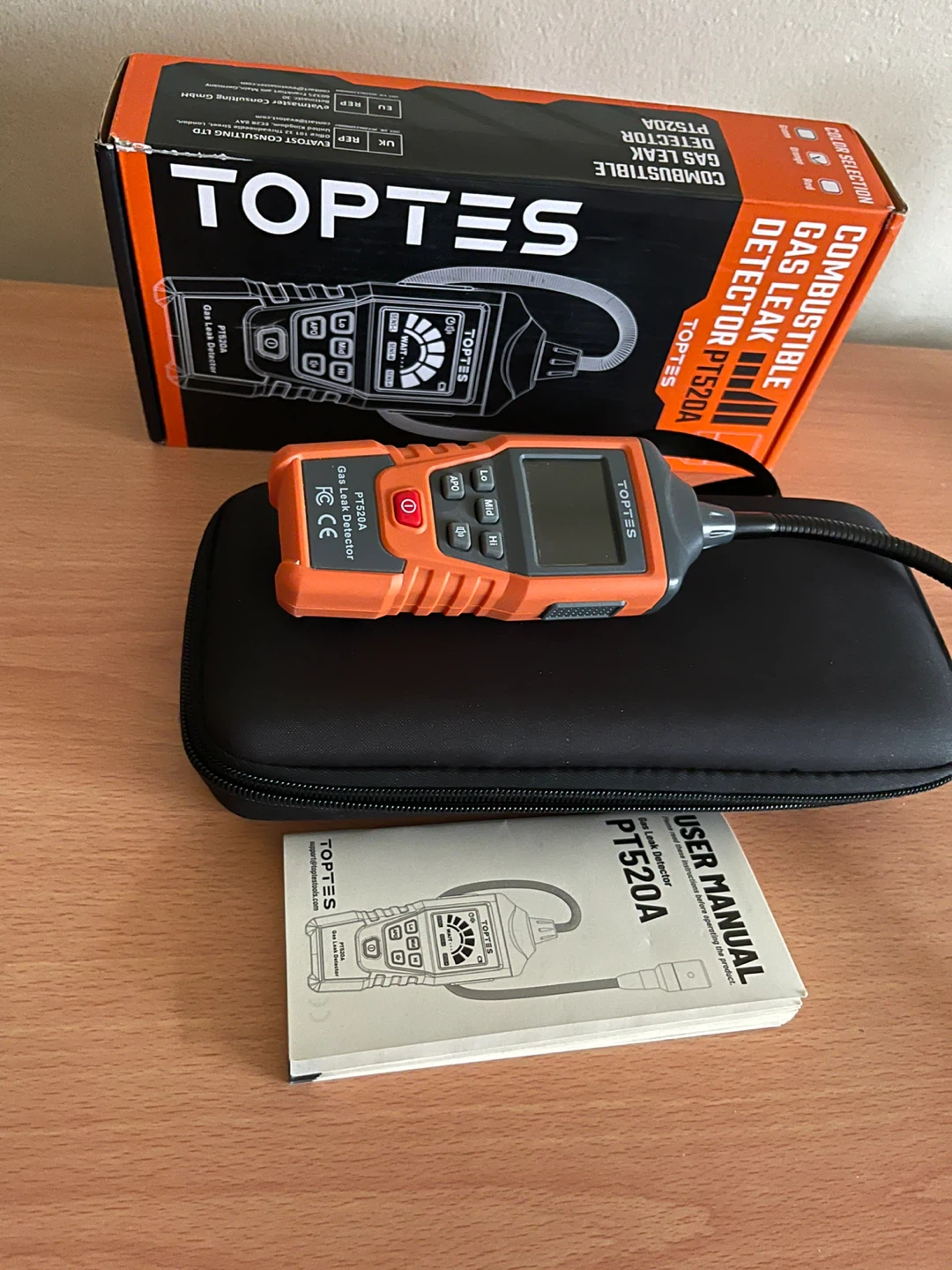 TOPTTES PT520A Combustible Gas Leak Detector - photo 5