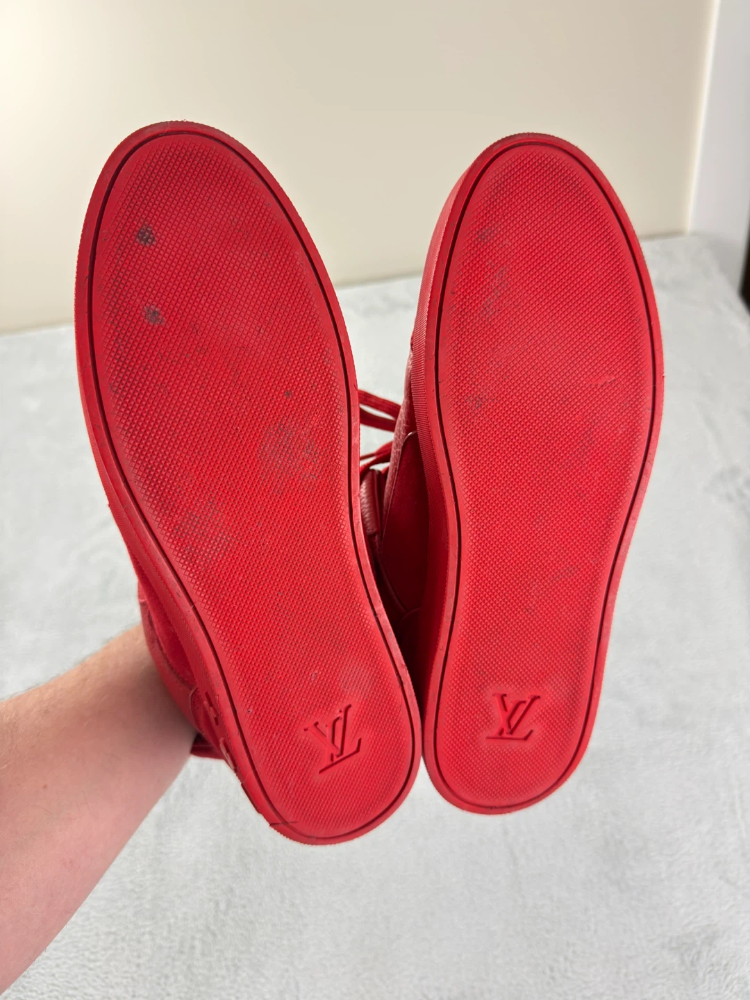 Louis Vuitton Men Sz 7.5 US/6.5 LV Kanye West Don Red - photo 4