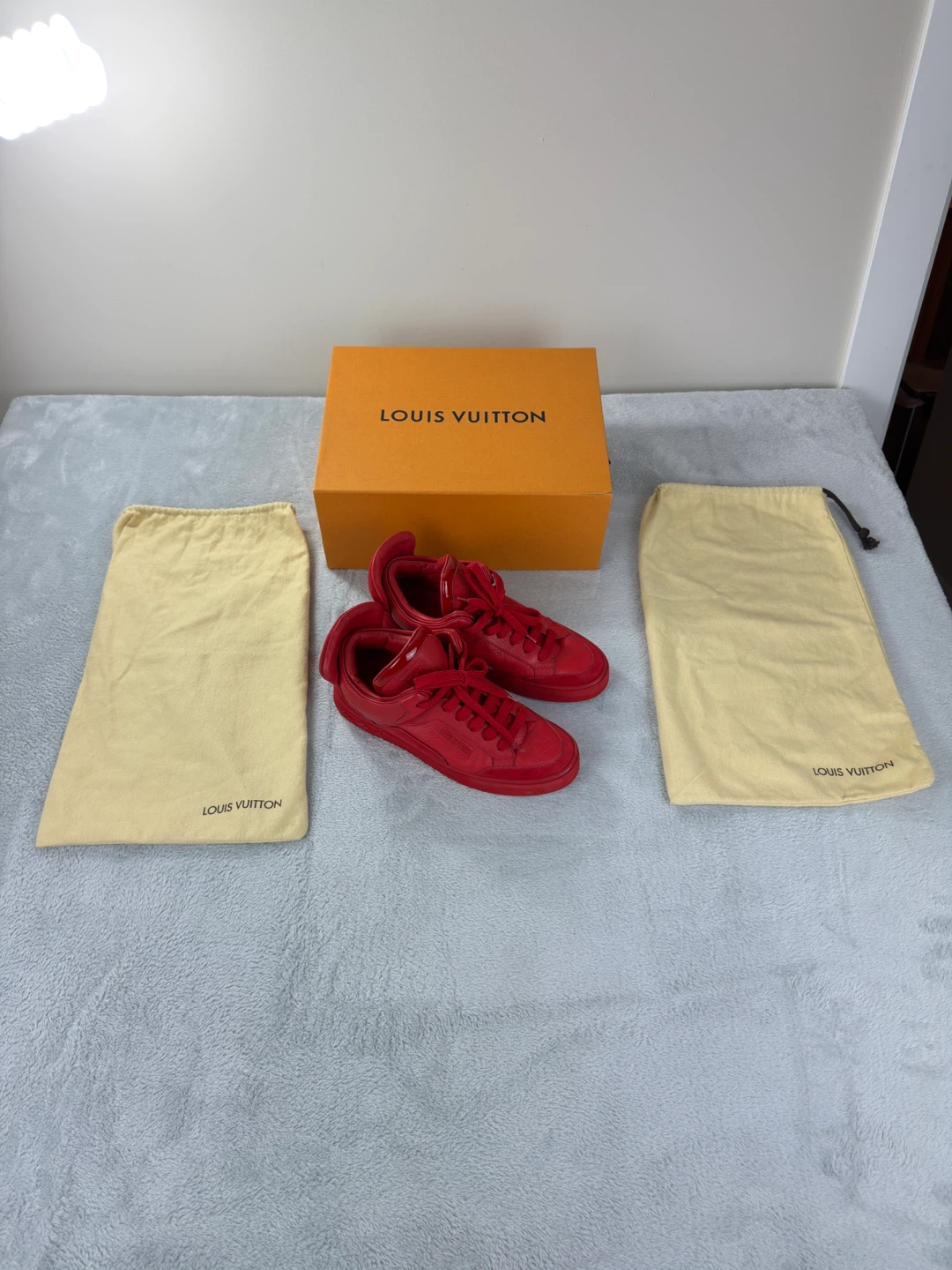 Louis Vuitton Men Sz 7.5 US/6.5 LV Kanye West Don Red - photo 2