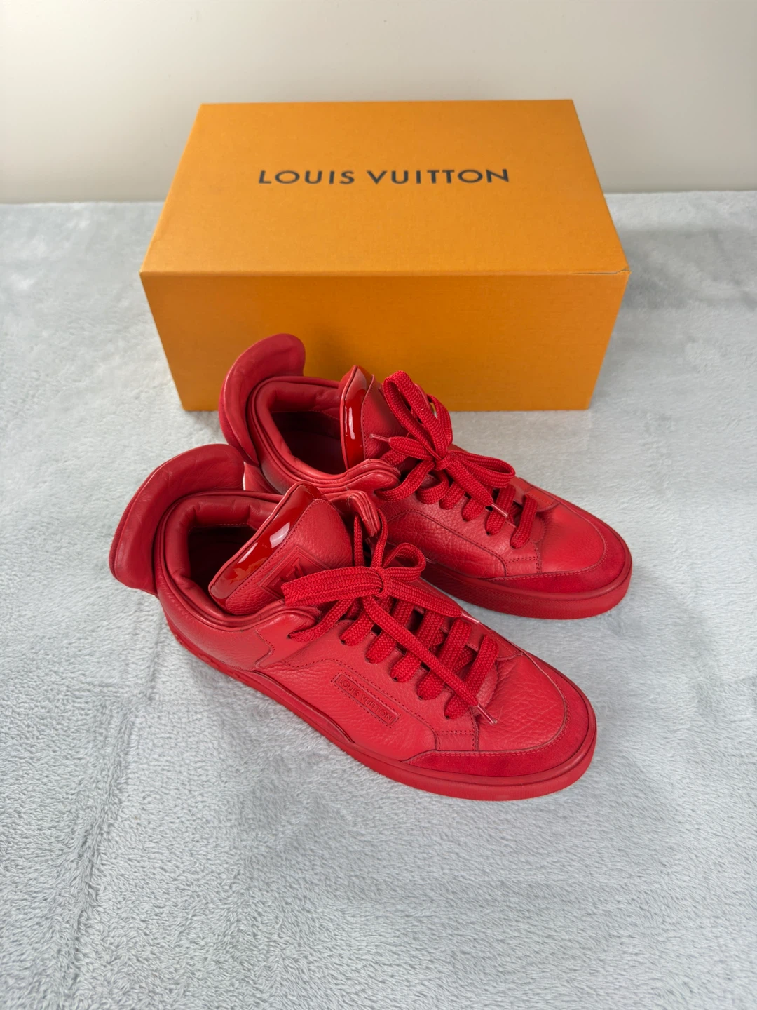 Louis Vuitton Men Sz 7.5 US/6.5 LV Kanye West Don Red