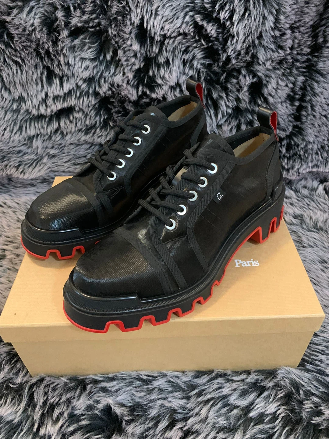 Christian Louboutin Panamic Dune Derby Shoes.