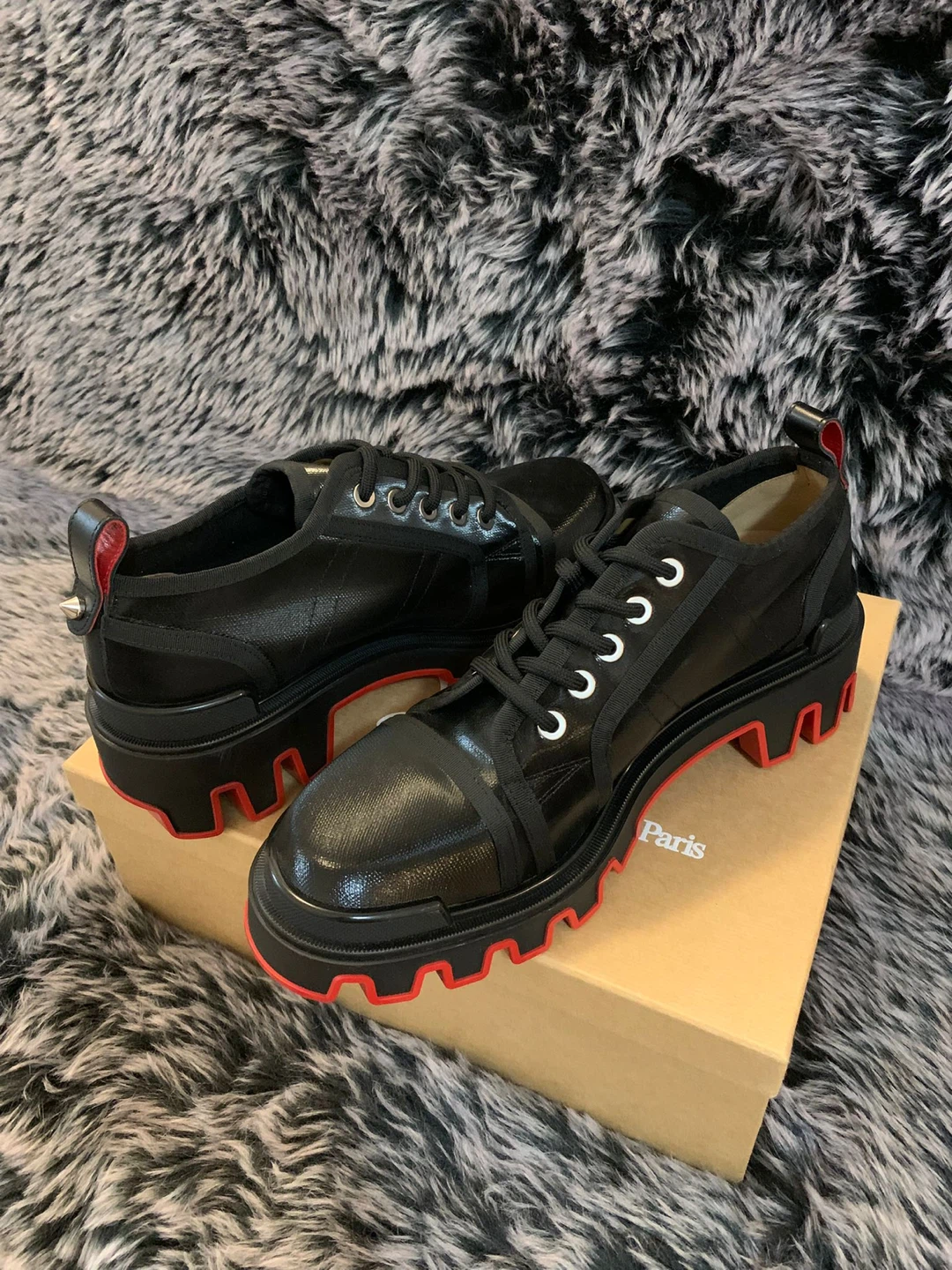 Christian Louboutin Panamic Dune Derby Shoes. - photo 5
