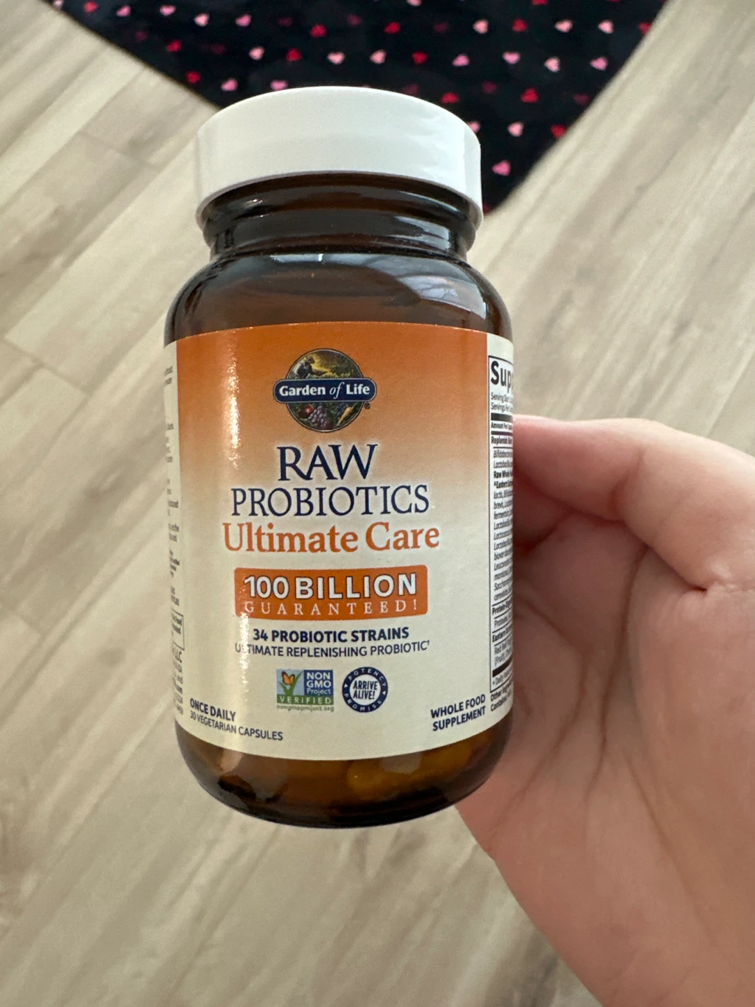 Garden of Life RAW PROBIOTICS Ultimate Care 100 Billion Capsules