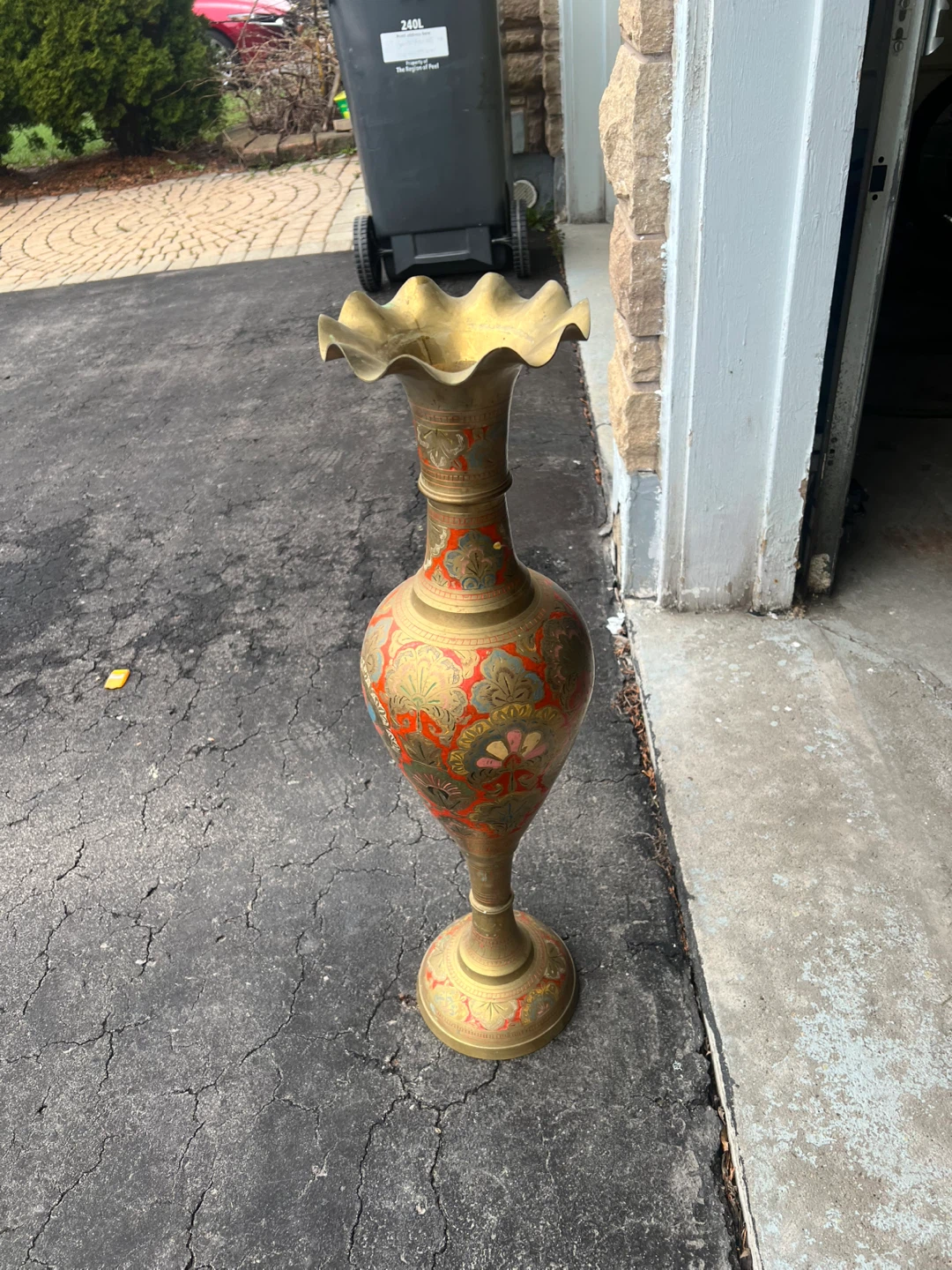 Vintage Decorative Brass Vase