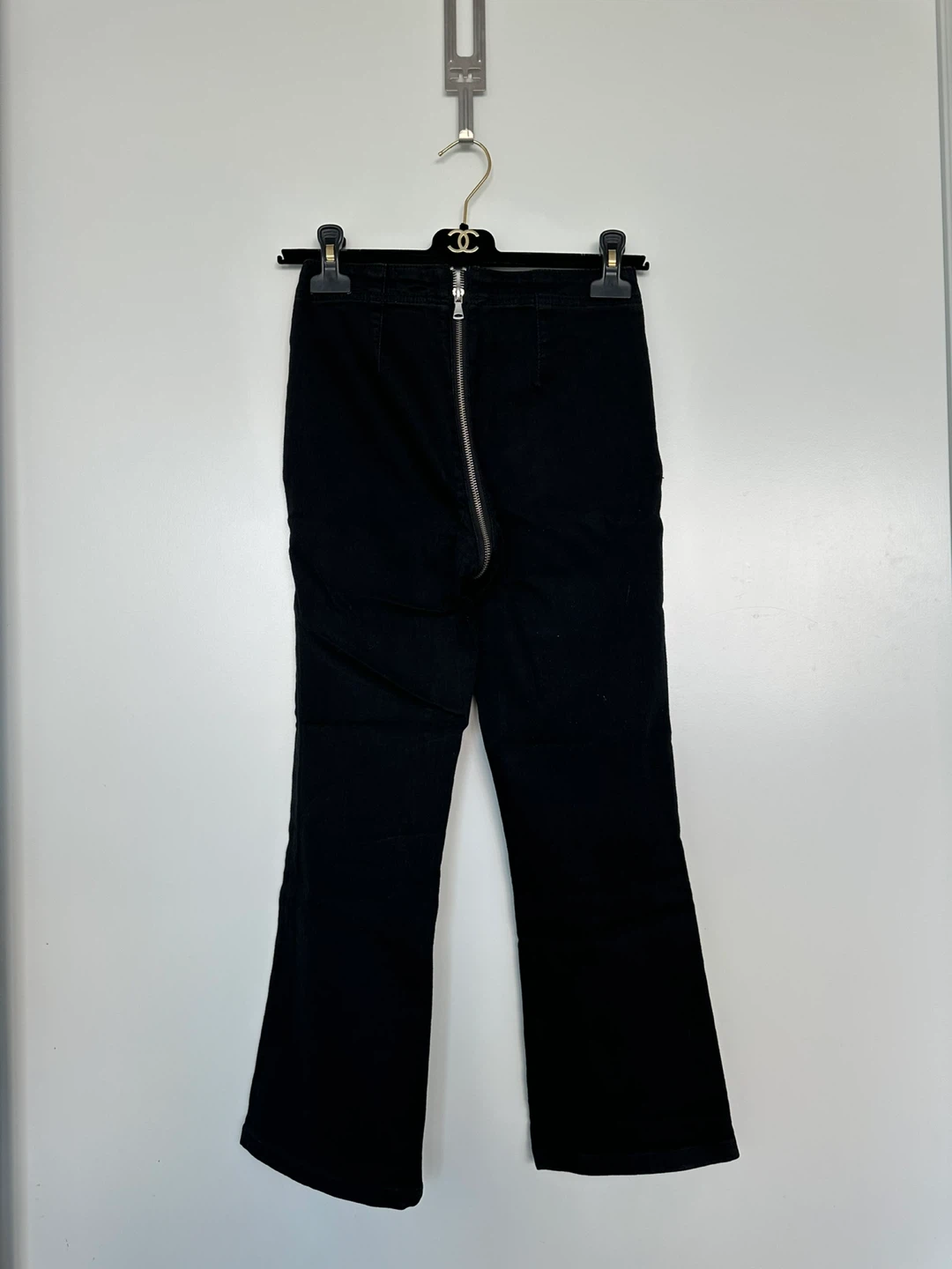 BDG Black Denim Jeans with Full Zip Front - photo 2