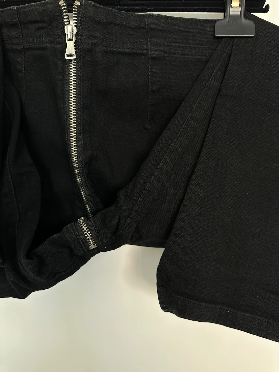 BDG Black Denim Jeans with Full Zip Front - photo 3