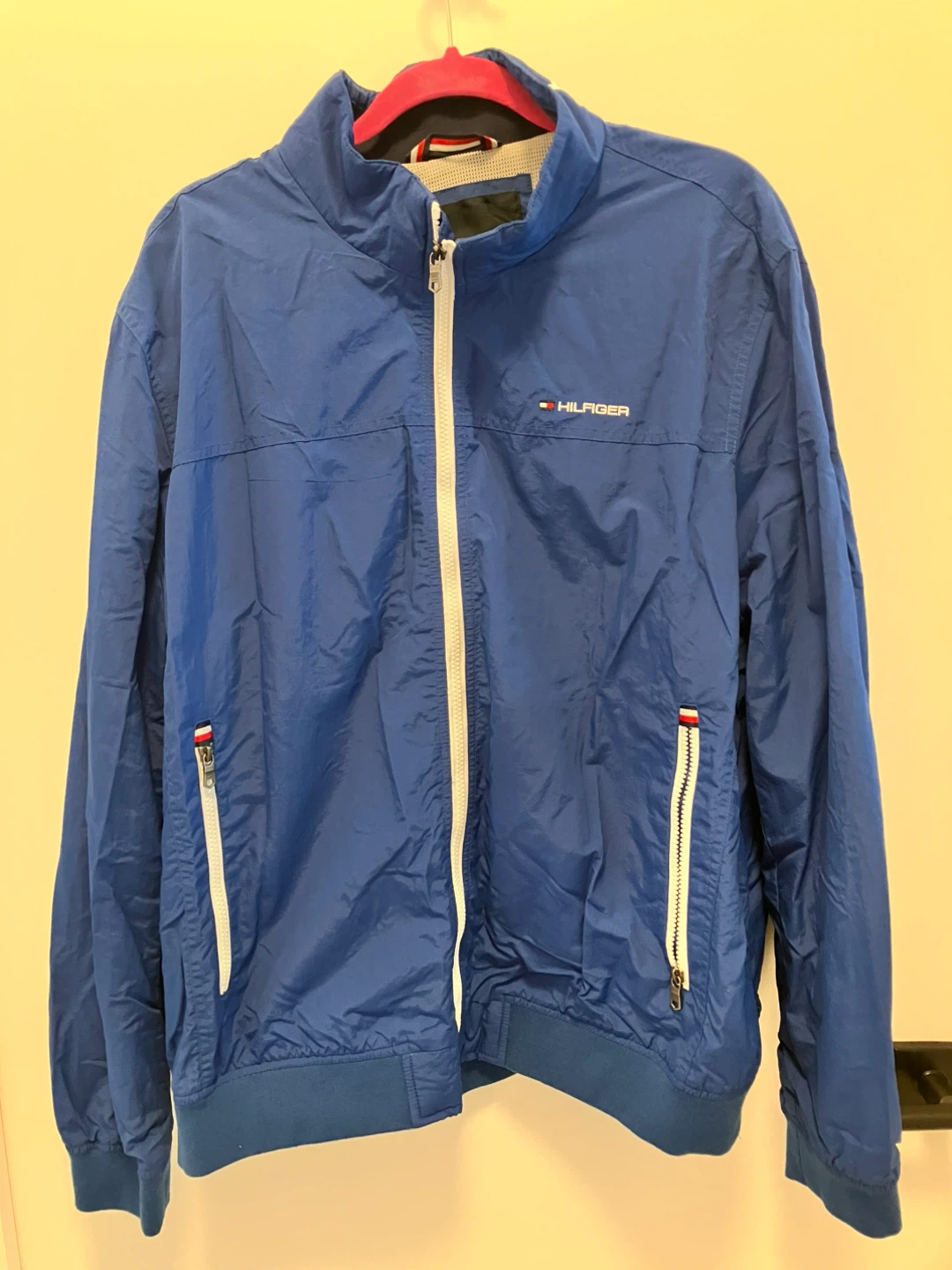 Tommy Hilfiger Blue Windbreaker Jacket
