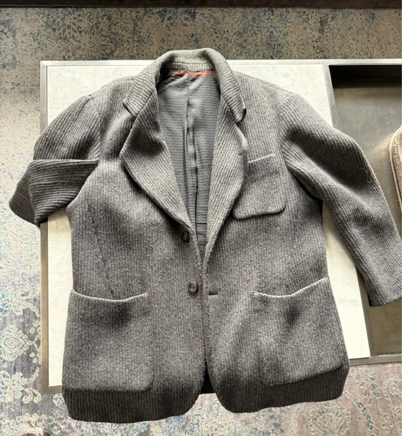 Dolce & Gabbana Wool Blend Coat / Jacket – Men’s Large – Grey