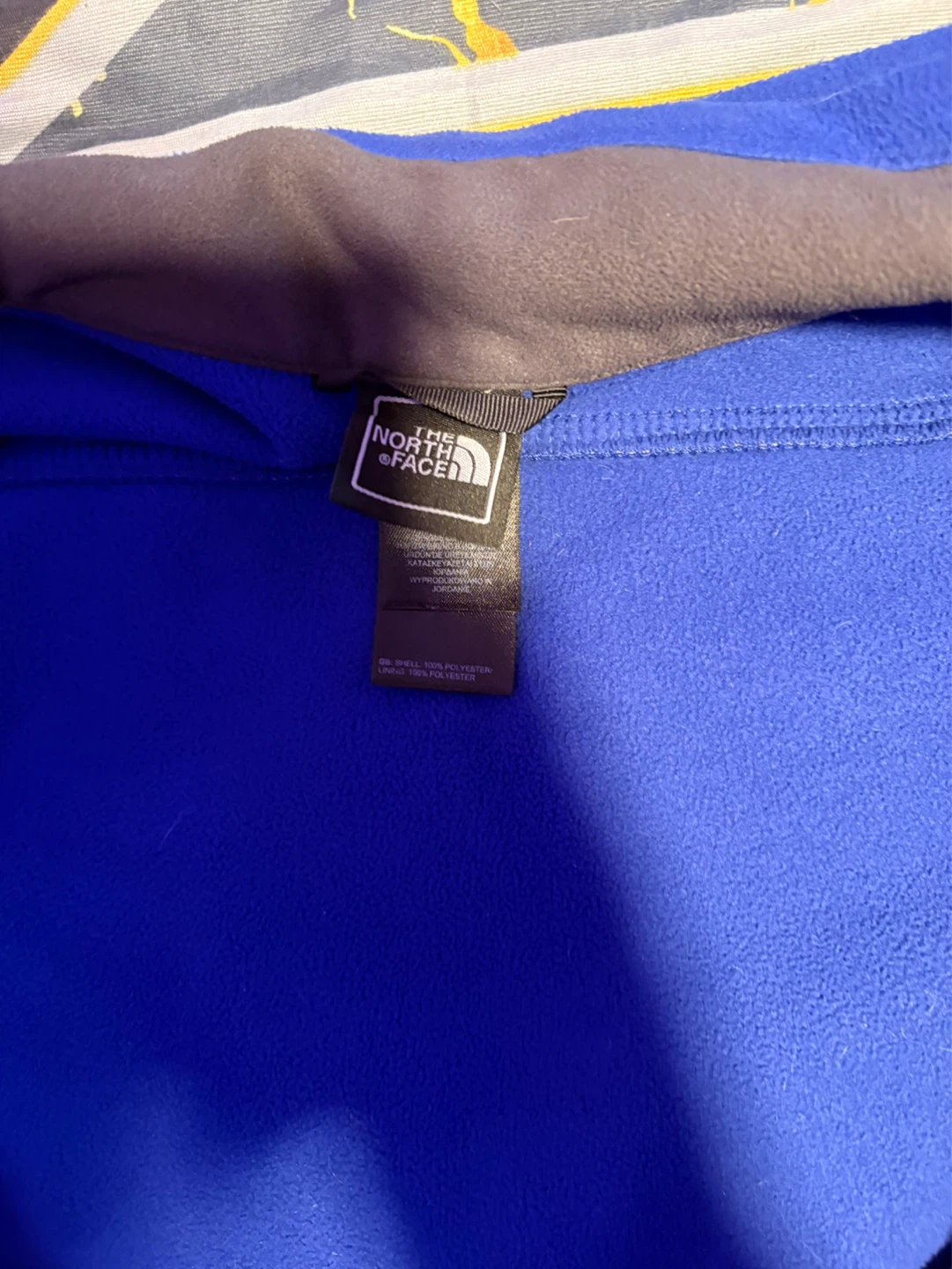 The North Face Red Ski Jacket with Blue Fleece - photo 4