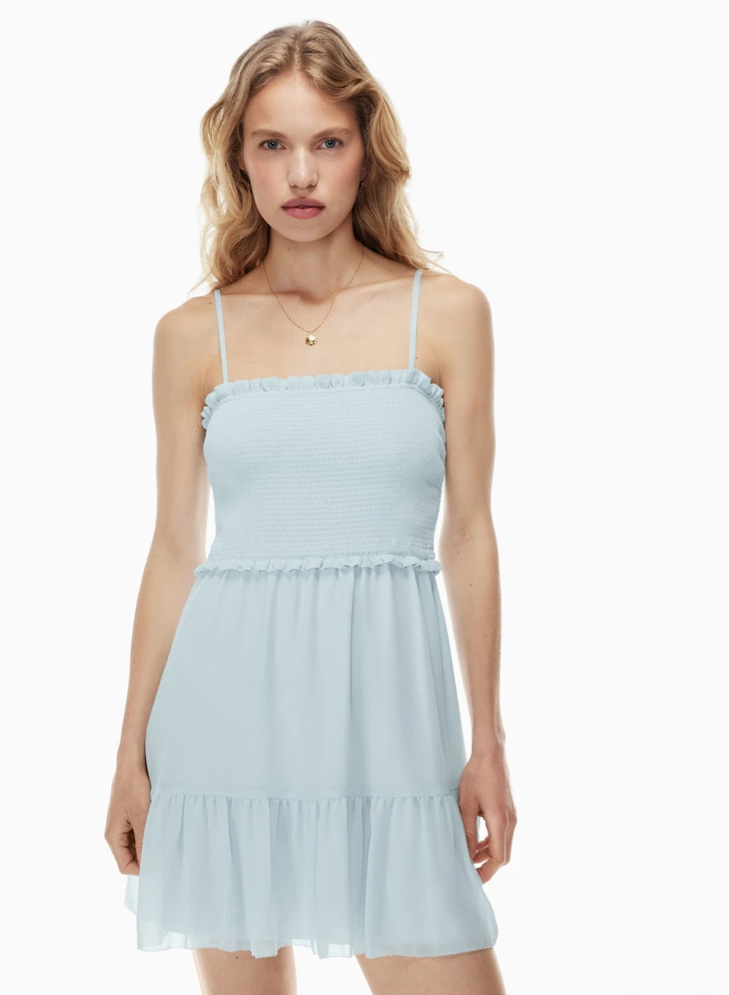 WILFRED baby blueTempest Sleeveless Mini Dress size small