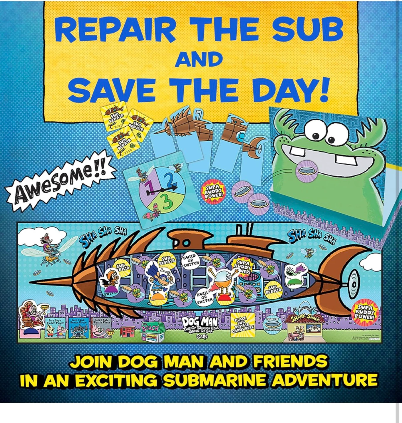 Dog Man Twenty Thousand Fleas Under the Sea Cooperative Game - photo 2