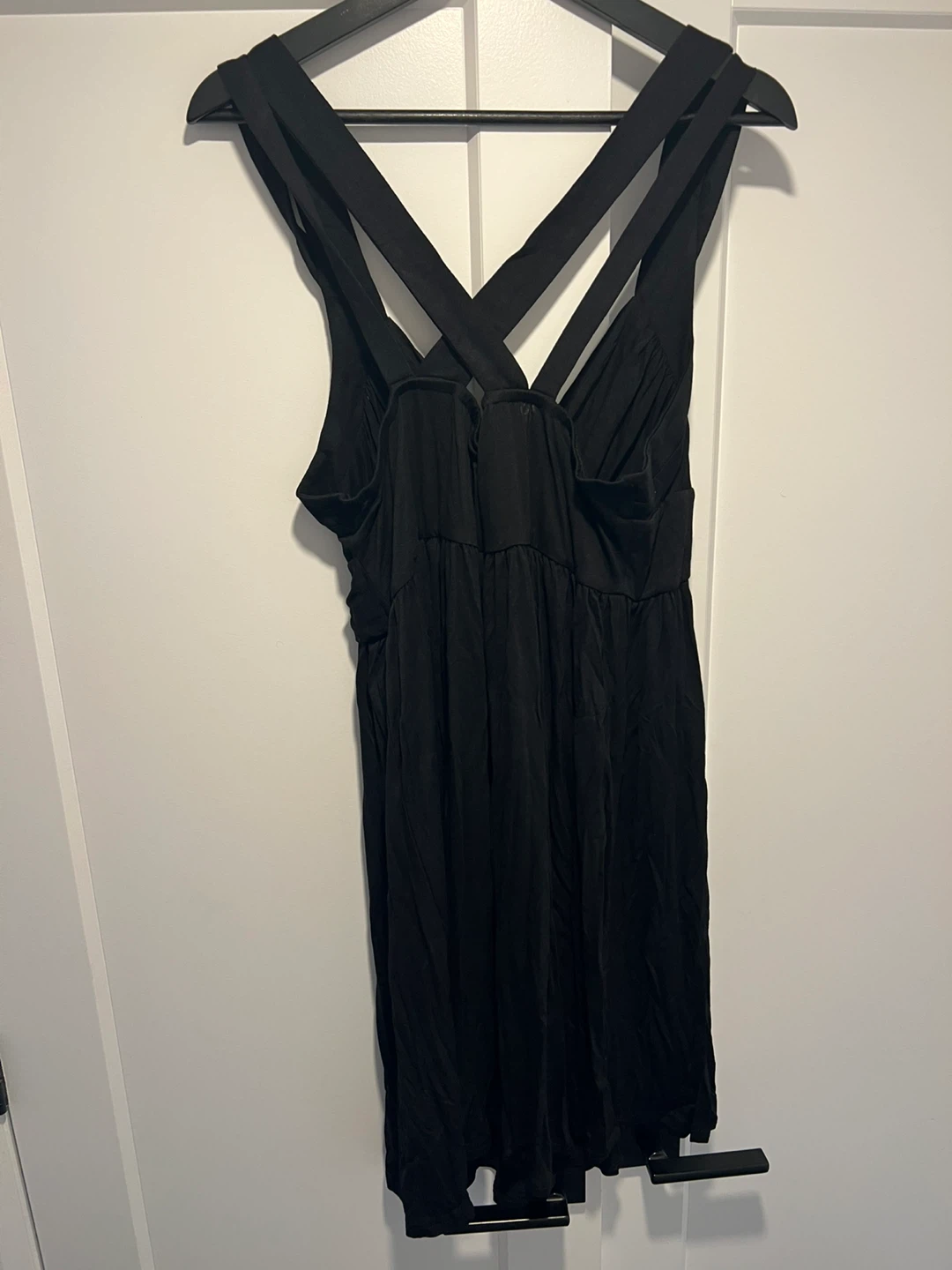 Bloomchic Black Criss-Cross Strap Dress - US 14 - photo 2