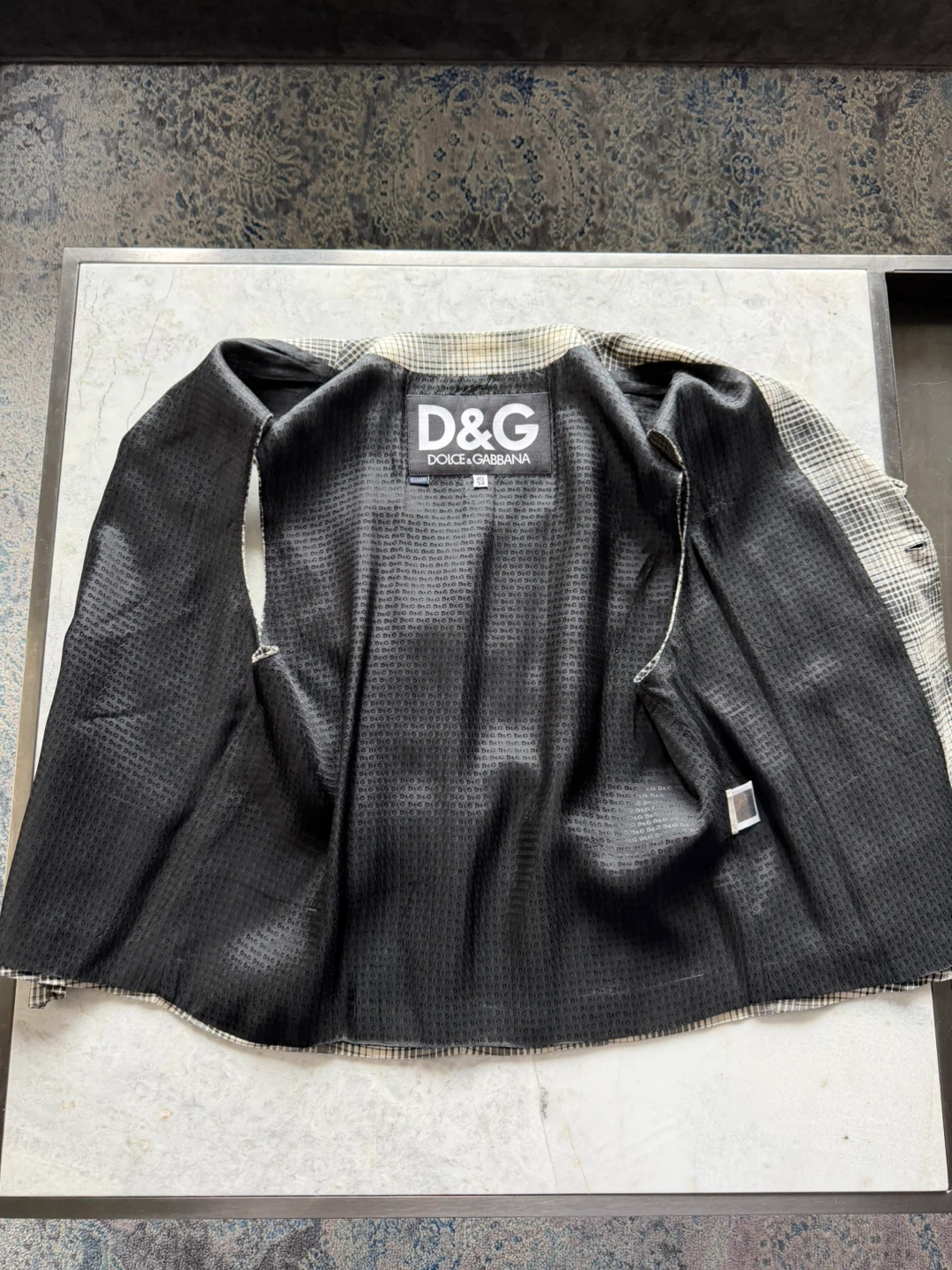 Dolce & Gabbana D&G Vest – Size 40 / 54 (Men’s Large) – Plaid - photo 3