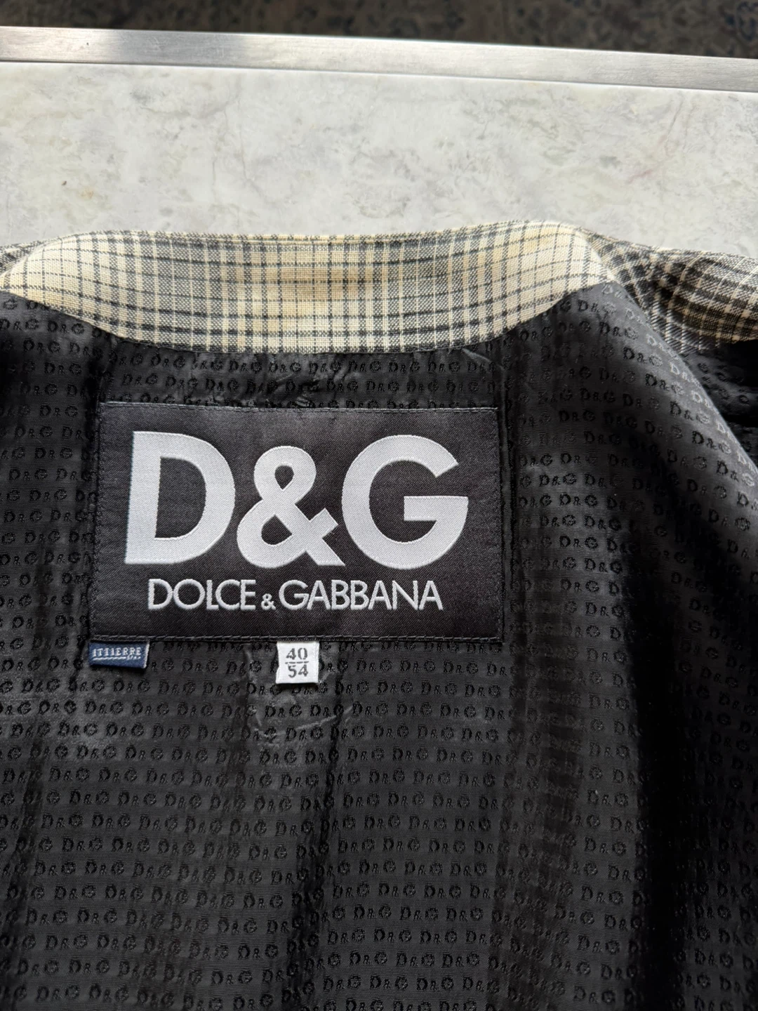 Dolce & Gabbana D&G Vest – Size 40 / 54 (Men’s Large) – Plaid - photo 4