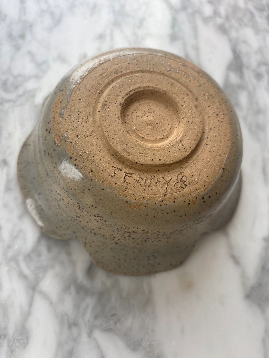 Handmade Ceramic Flower Bowl - photo 2