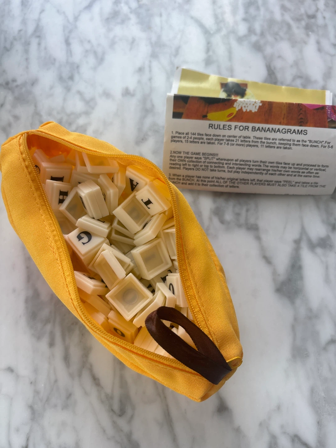 Bananagrams Game with Banana Pouch - photo 2