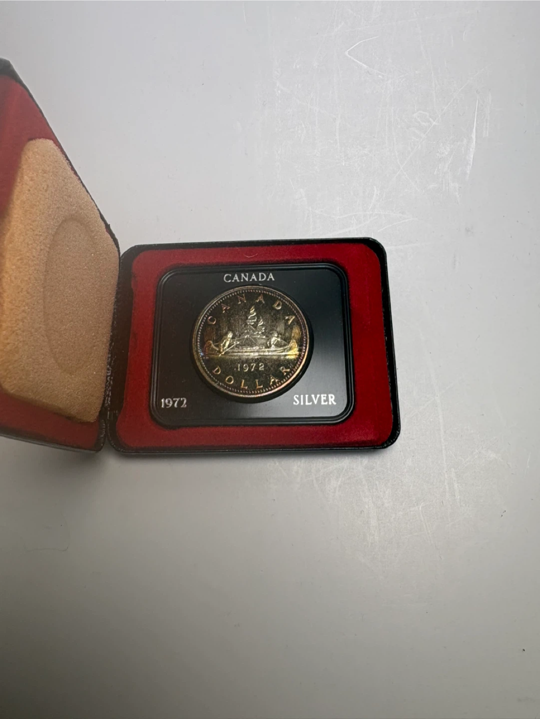 1972 Canada Silver Dollar Coin in Case