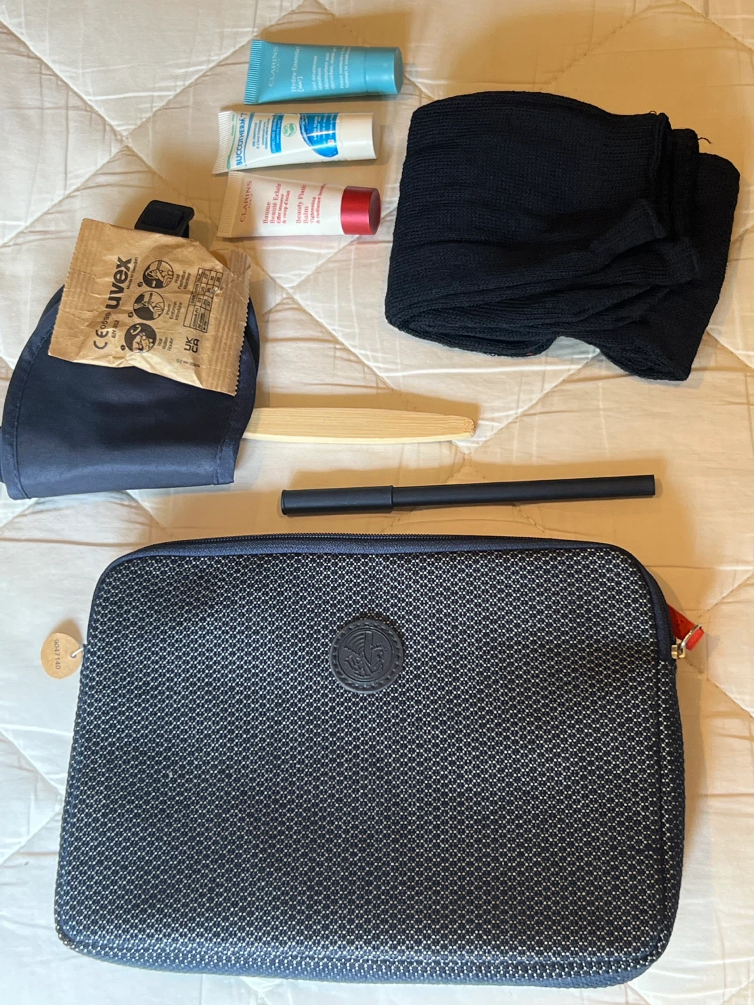 Air France travel business class amenity kit