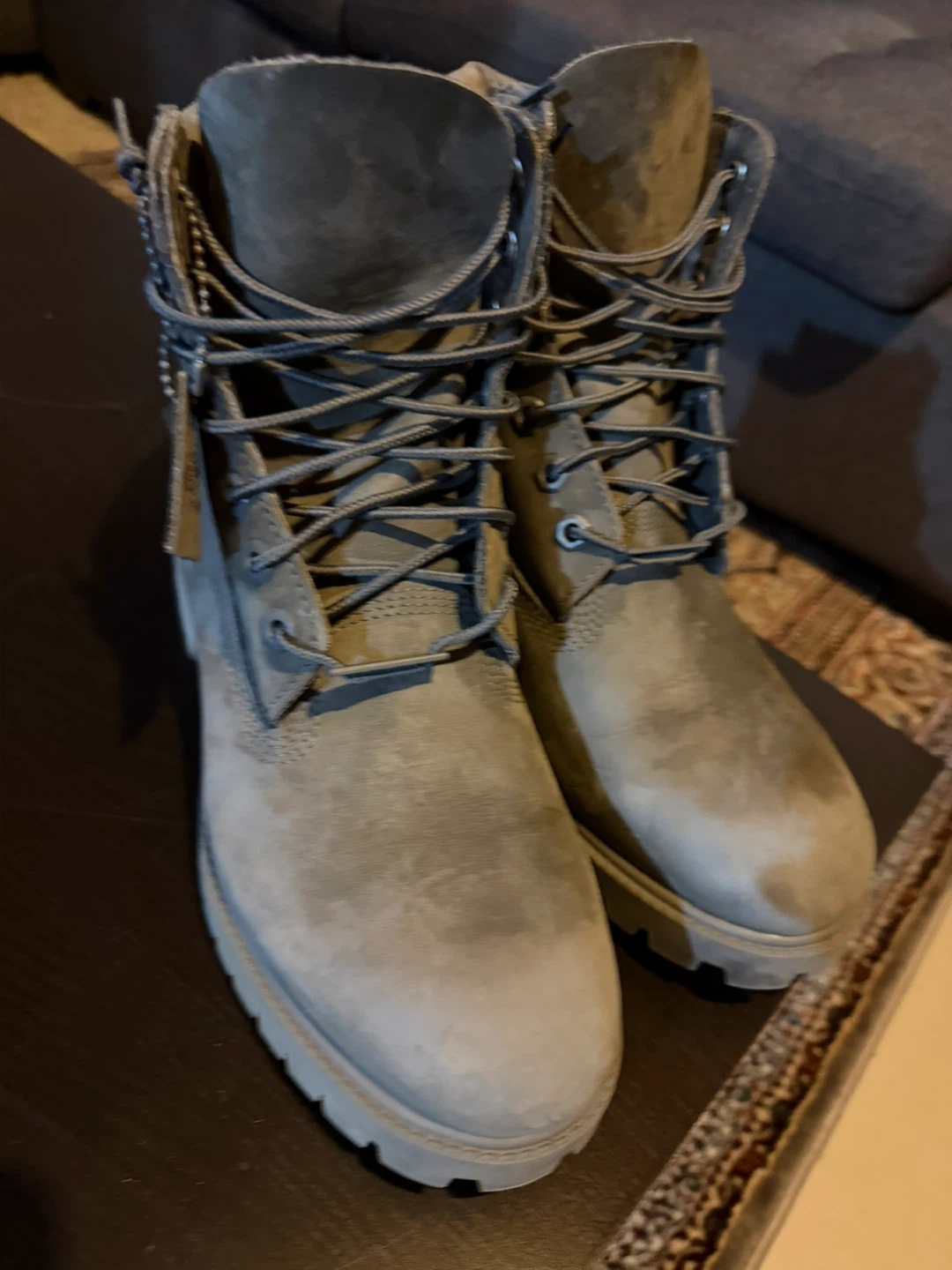 Timberland Grey Suede Boots - photo 2