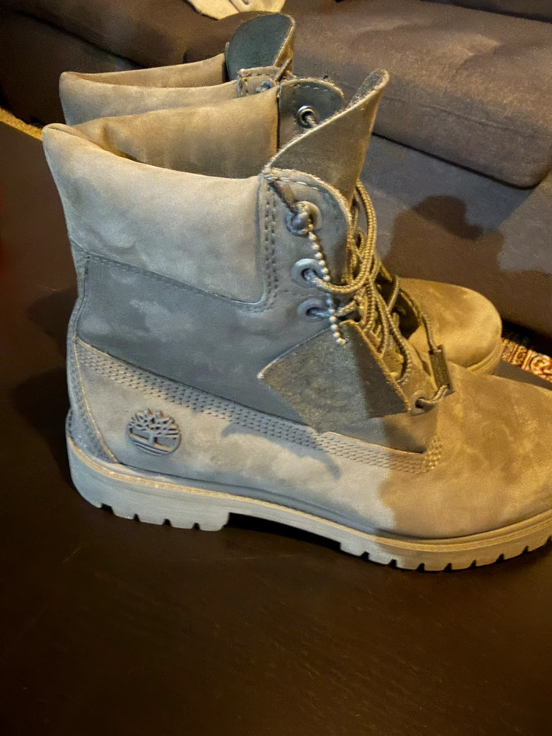 Timberland Grey Suede Boots