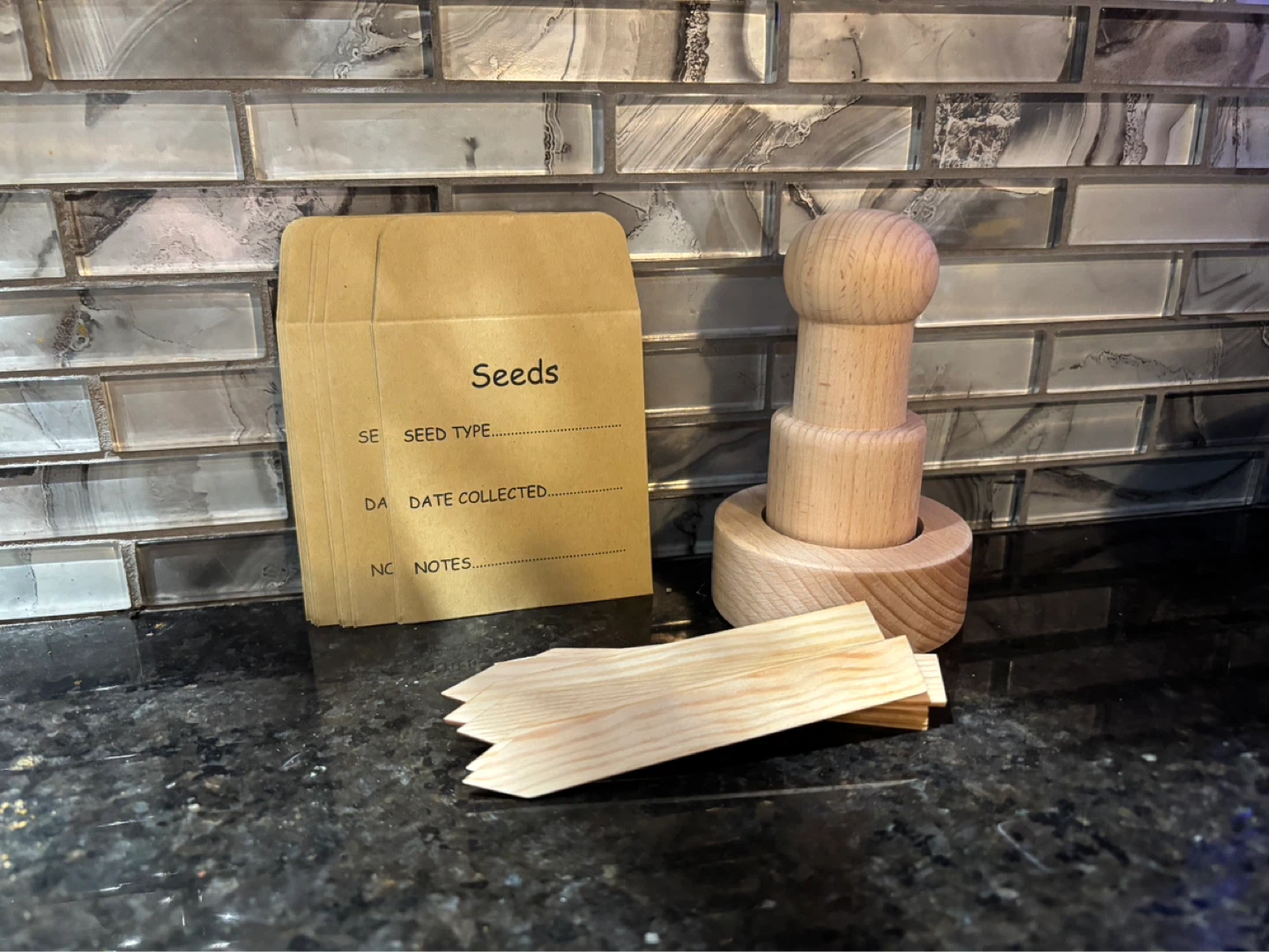 Brand New Plant Pot Maker w/ seed envelopes and markers