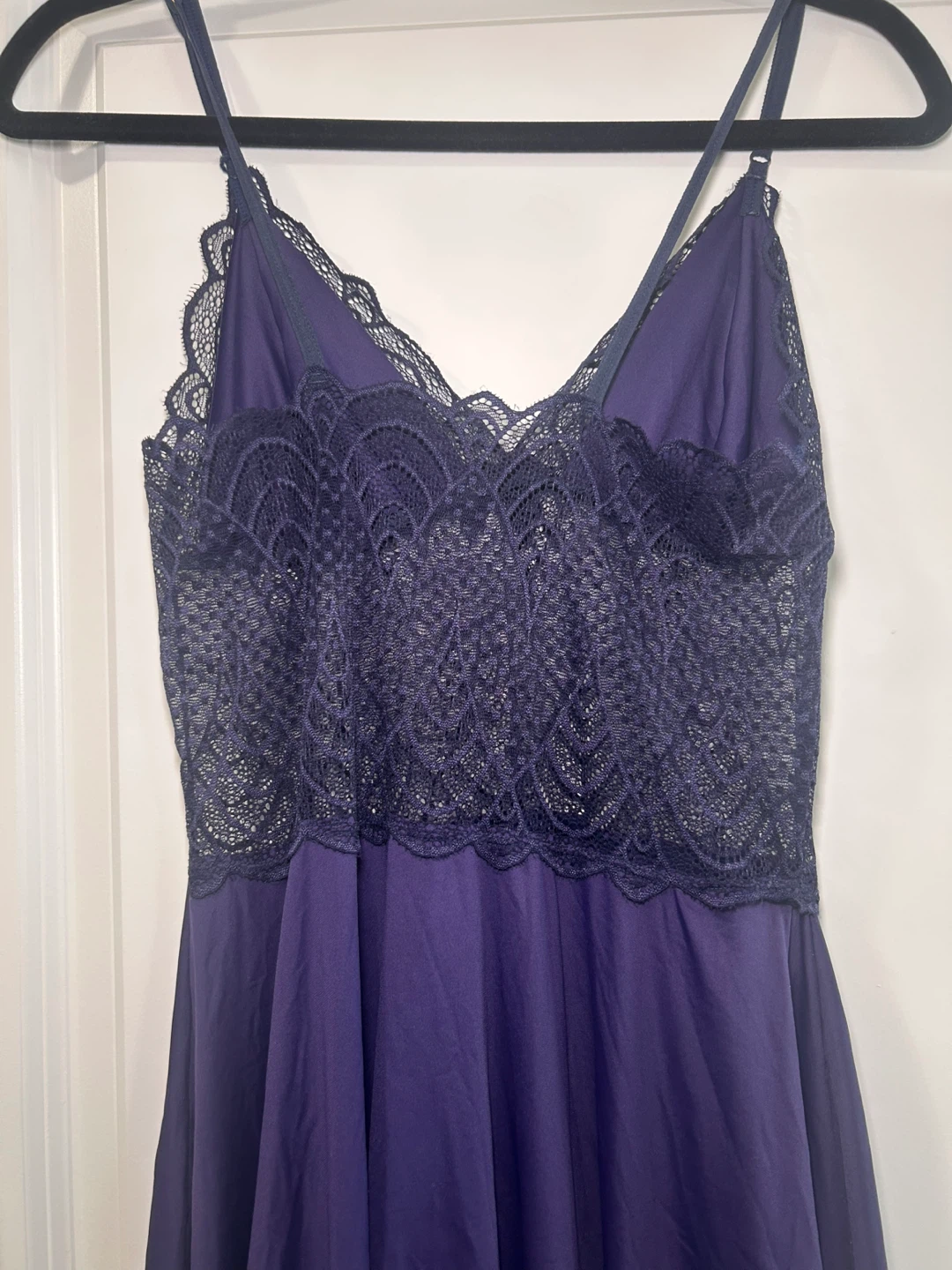 NEW Overlay lace slip dress nightie Small - comes with thong - photo 4