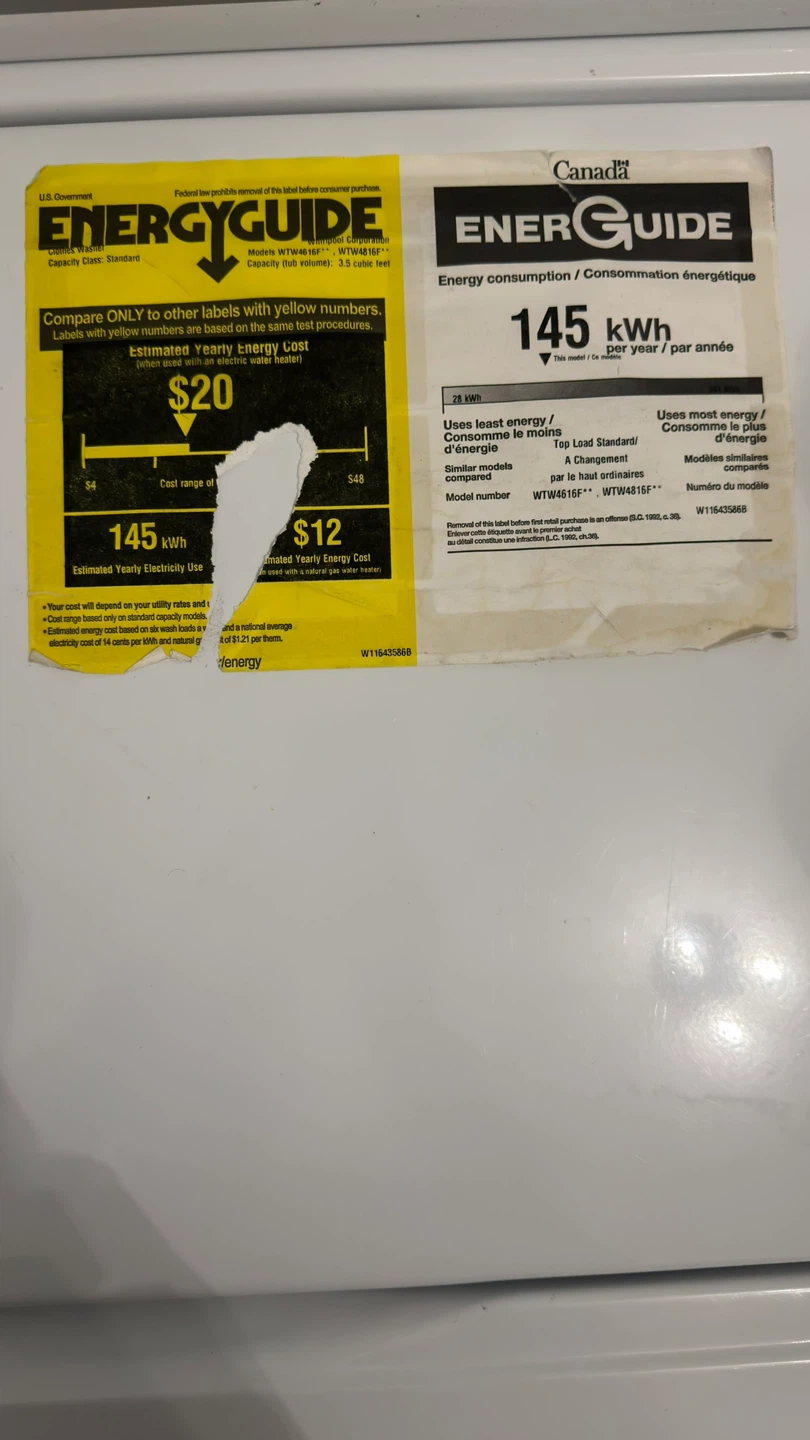 Whirlpool Top Load Washer and Dryer Set - photo 2