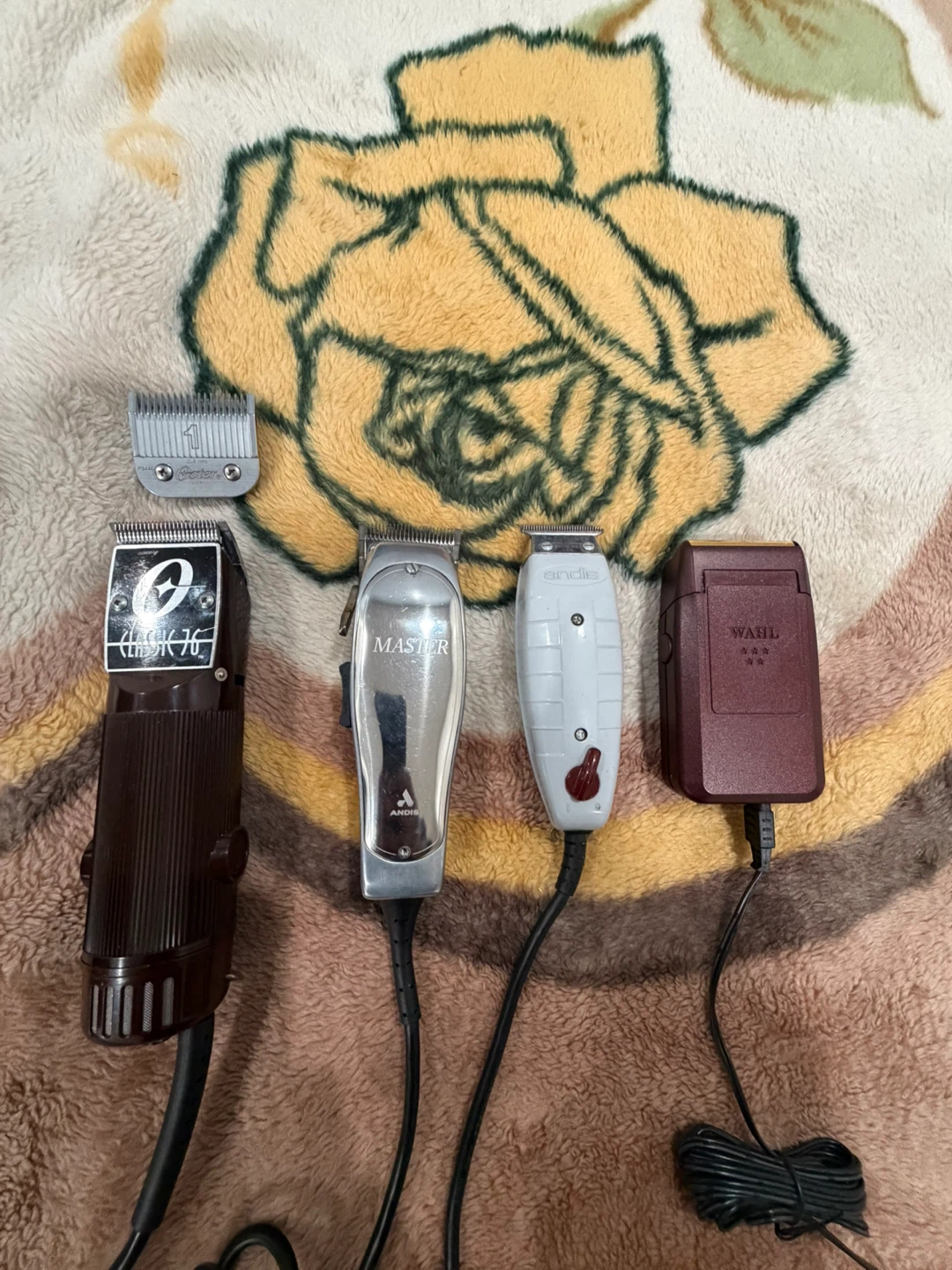 Oster Classic 76, Andis Master, Andis Shaver & Wahl Trimmer Set