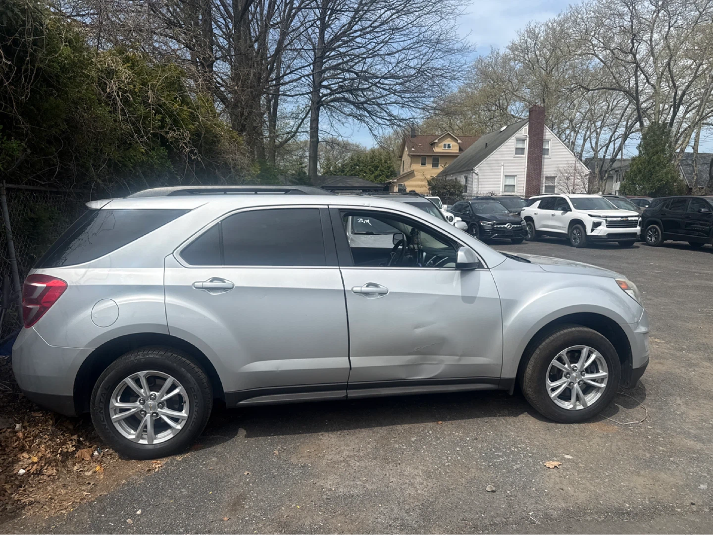 Silver Chevrolet Equinox SUV
