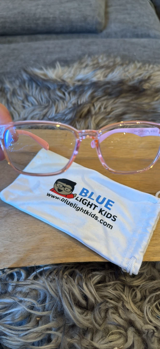 Blue Light Kids Glasses - Pink
