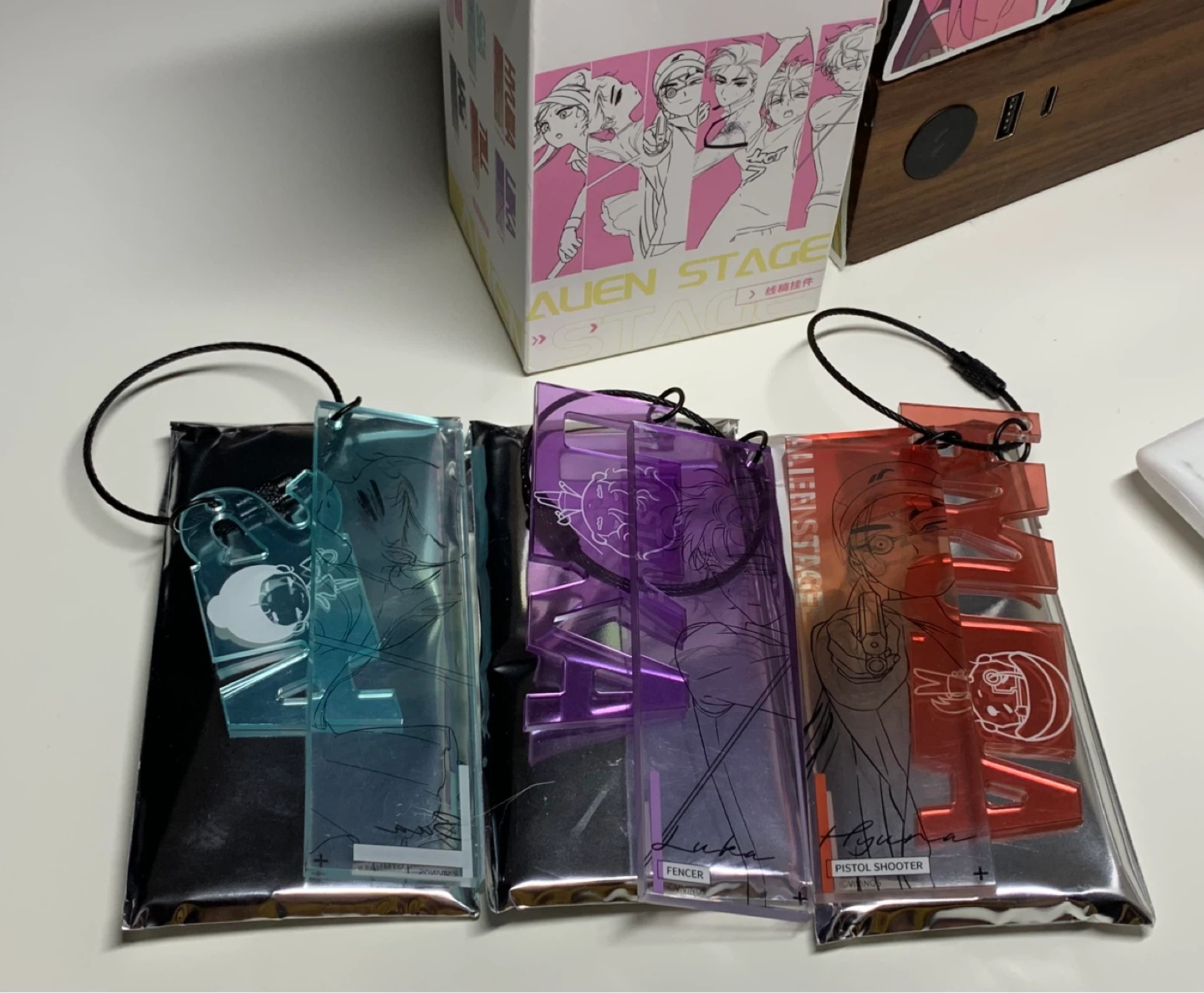 Alien Stage Sports AU Acrylic Keychains