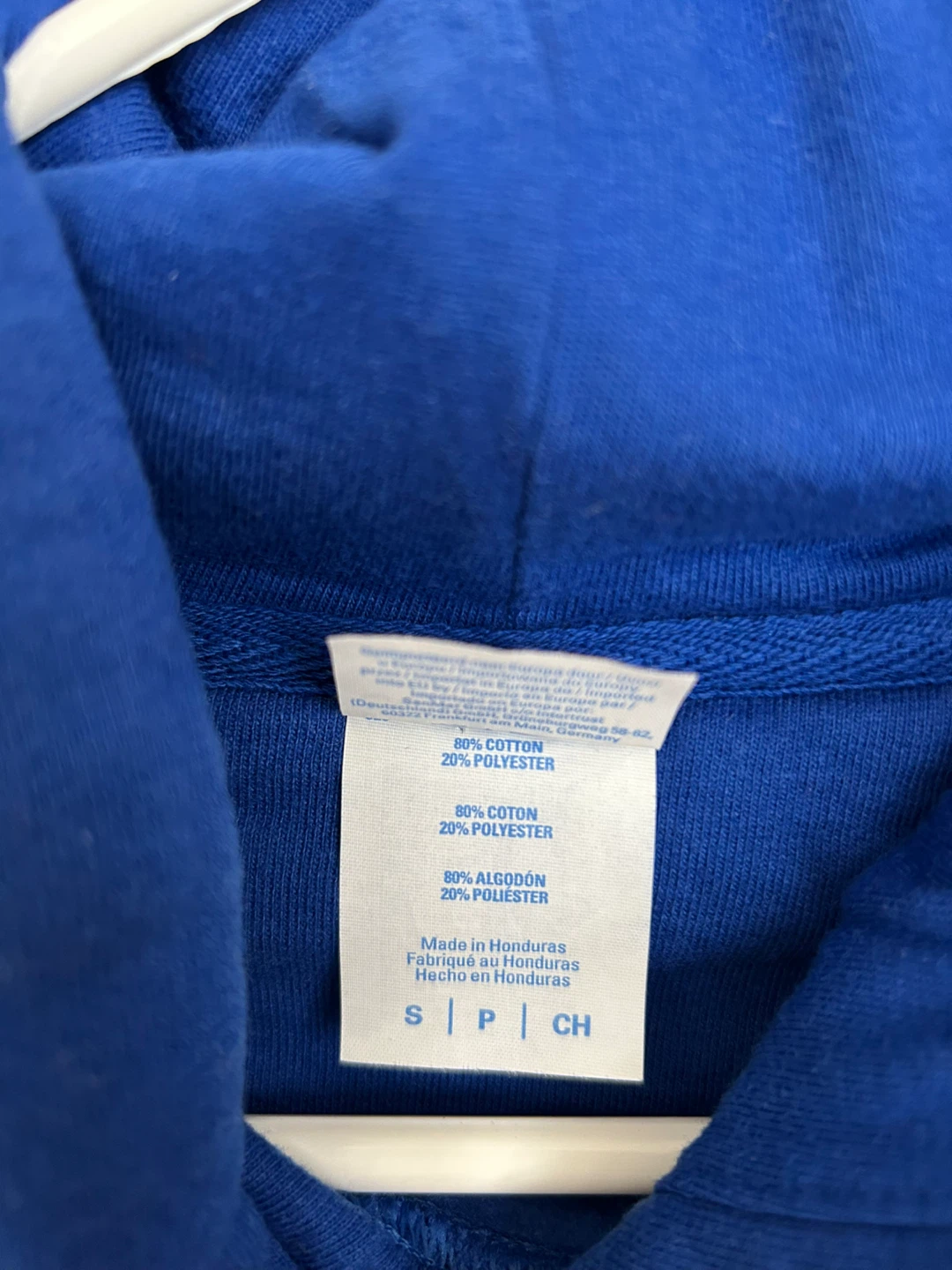 Blue Hoodie with Ukrainian Trident Symbol - Size S - photo 2