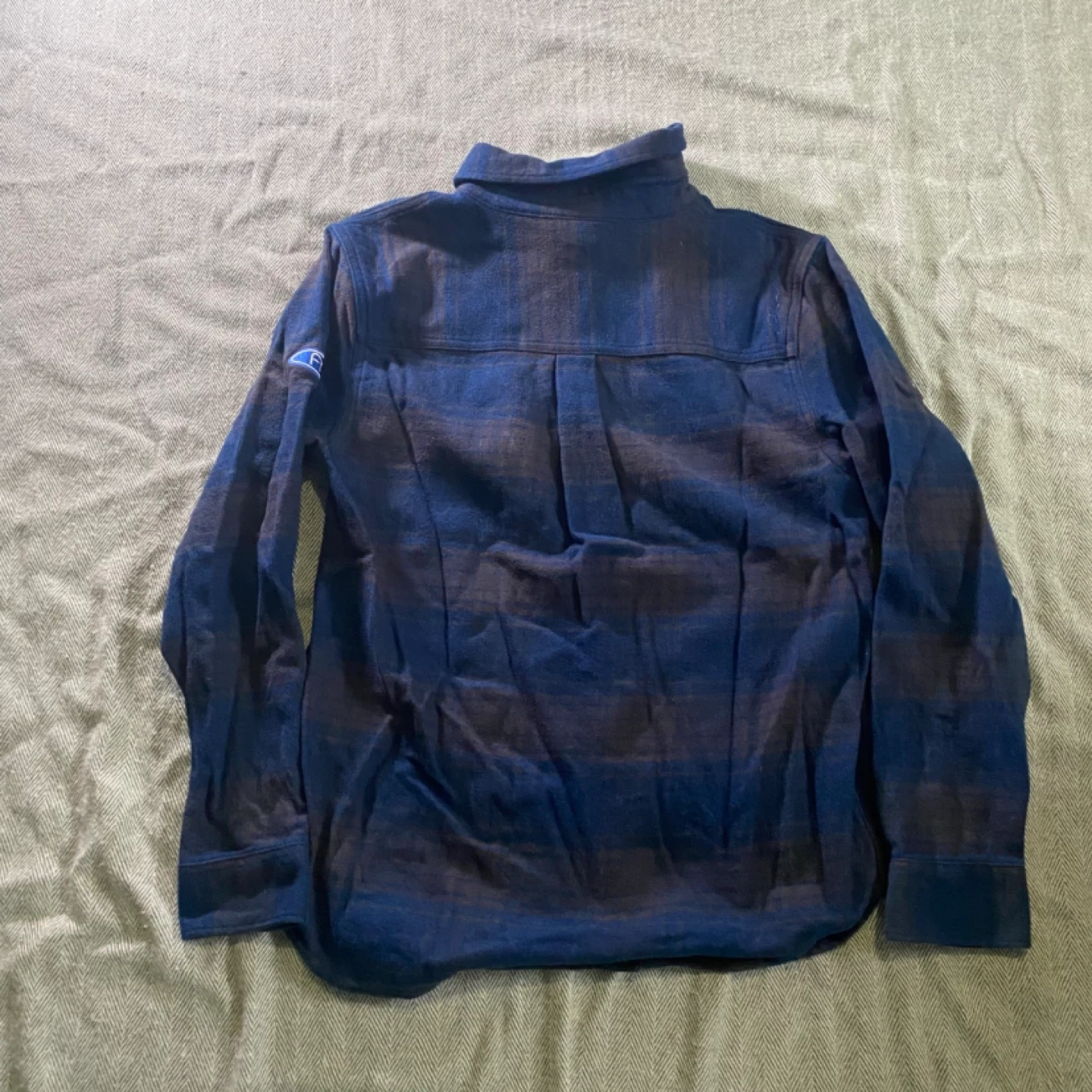 Patagonia Flannel Shirt - Blue Plaid - Size Medium - photo 5