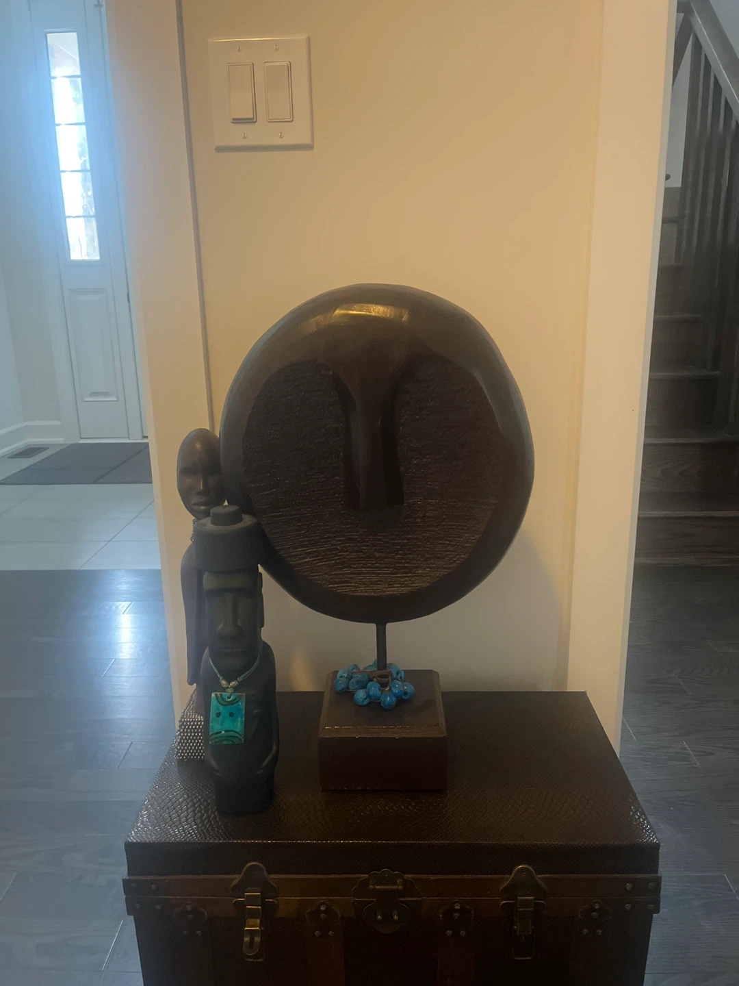 Large Abstract Face Sculpture