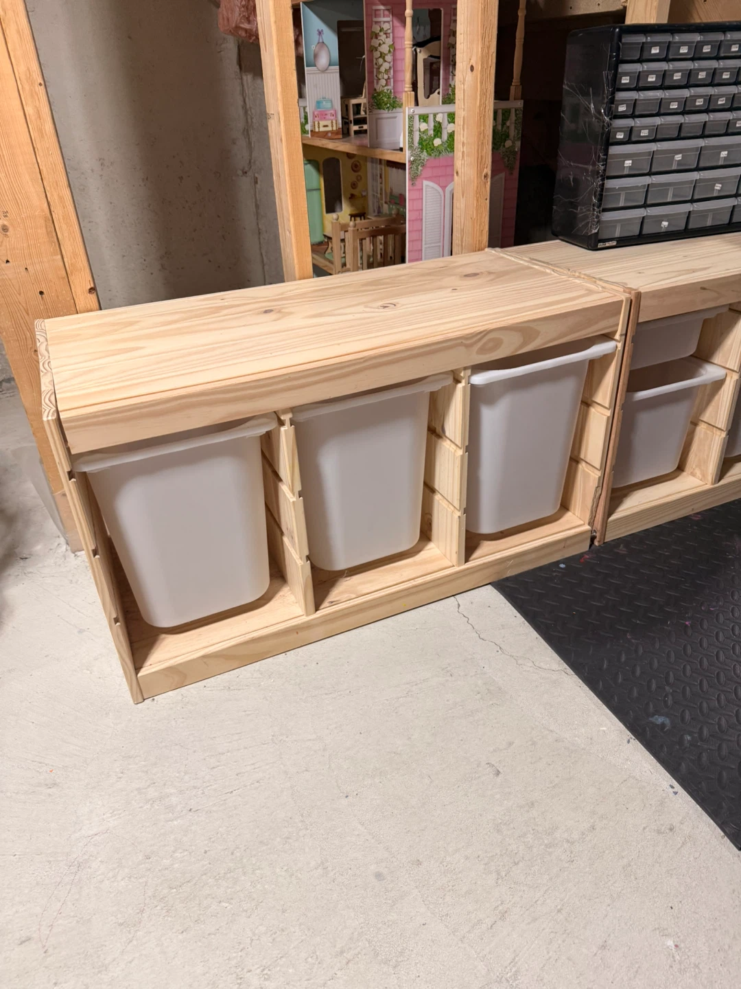 IKEA trofast Wooden Toy Storage Organizer with Bins