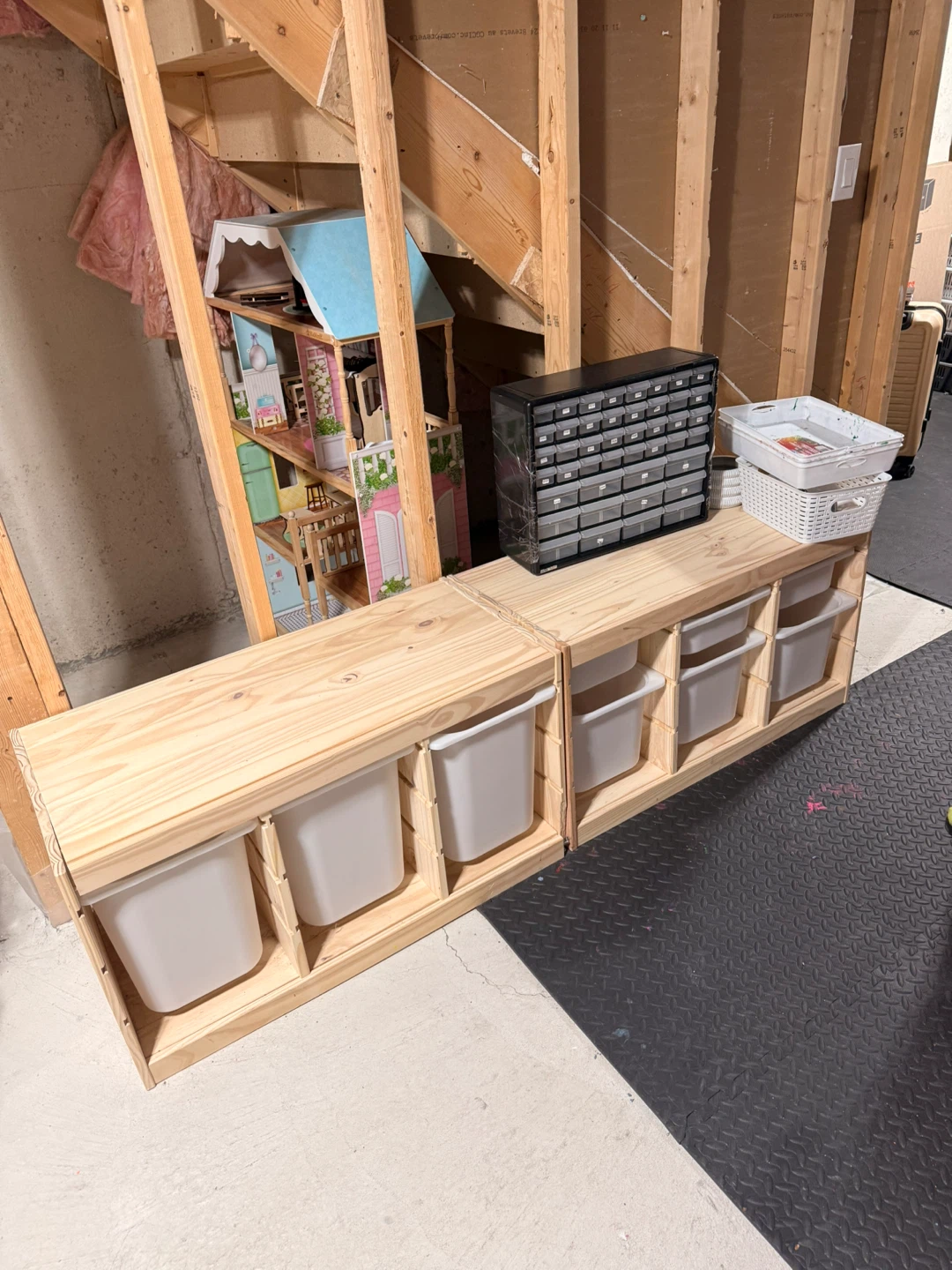 IKEA trofast Wooden Toy Storage Organizer with Bins - photo 4