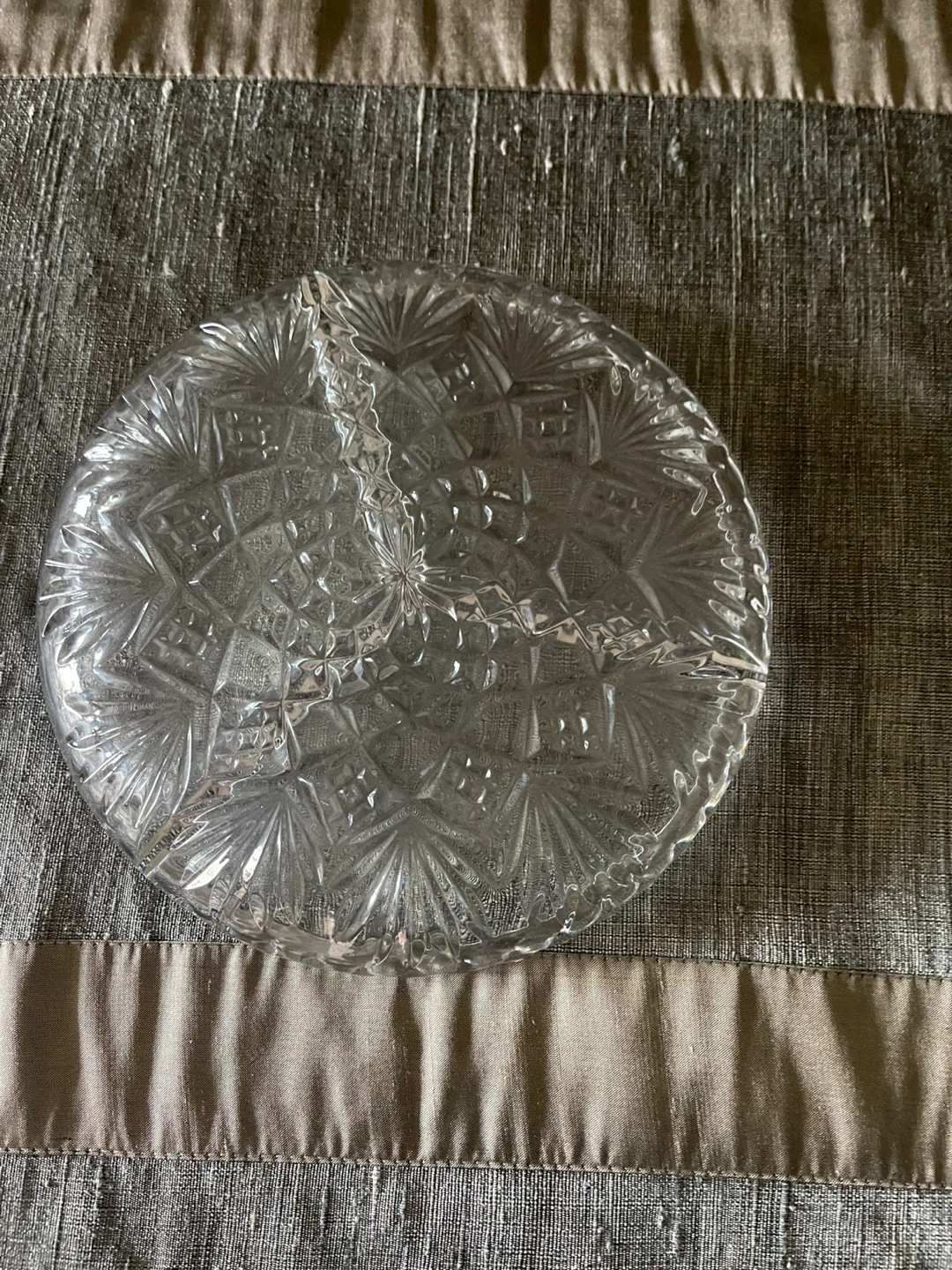 Clear Glass Divided Serving Dish - photo 3