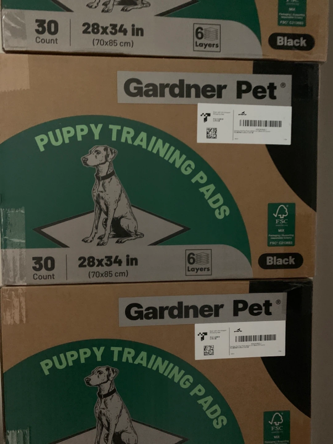 Gardner Pet Puppy Training Pads 30 Count 28x34 Inch