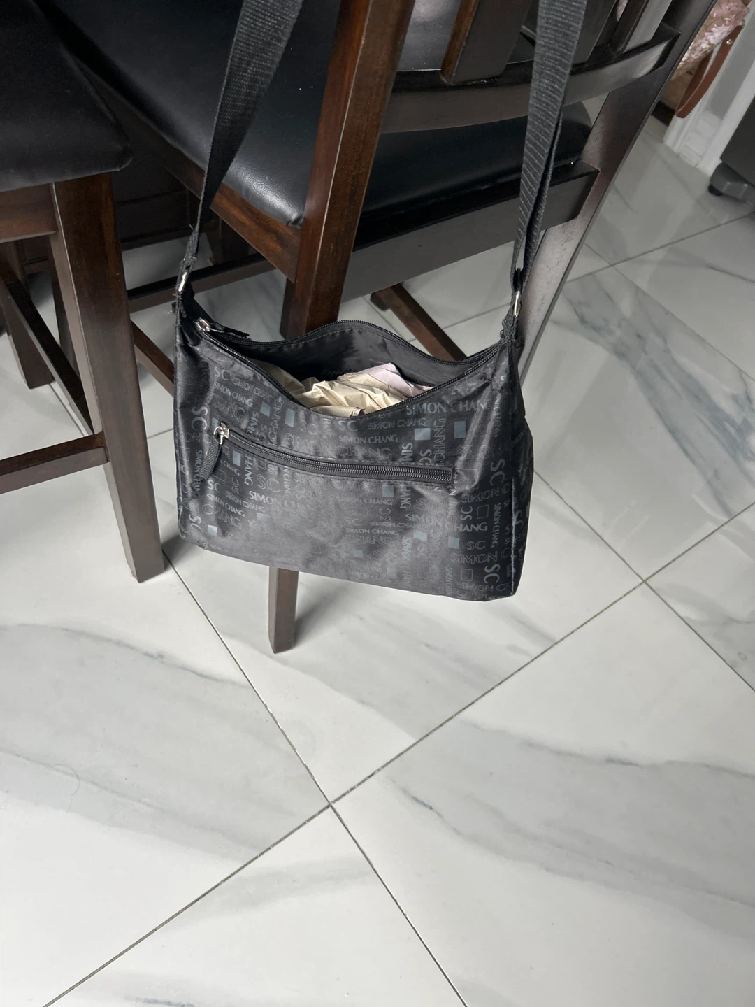 SIMON CHANG Black Shoulder Bag - photo 4