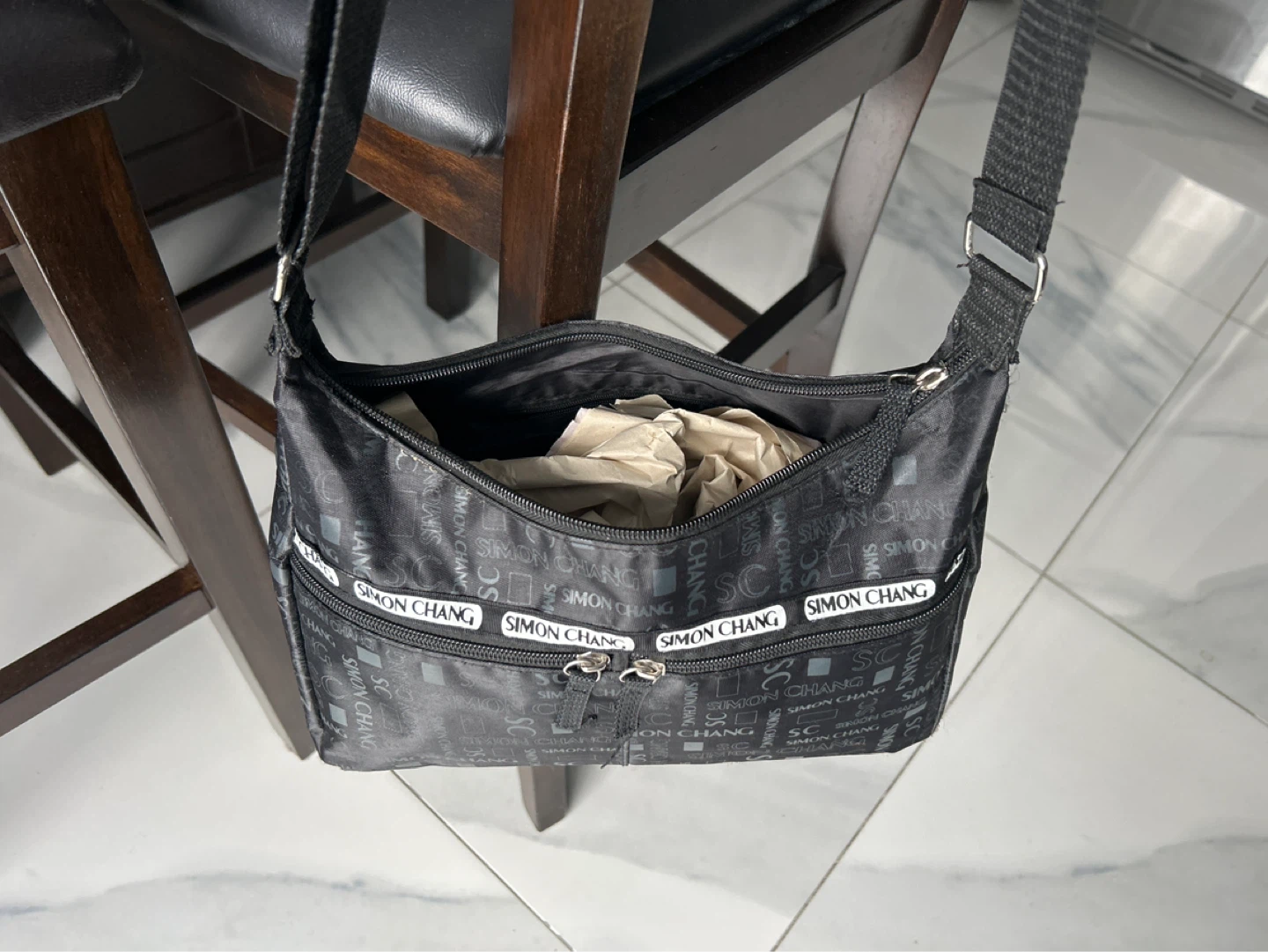 SIMON CHANG Black Shoulder Bag - photo 2