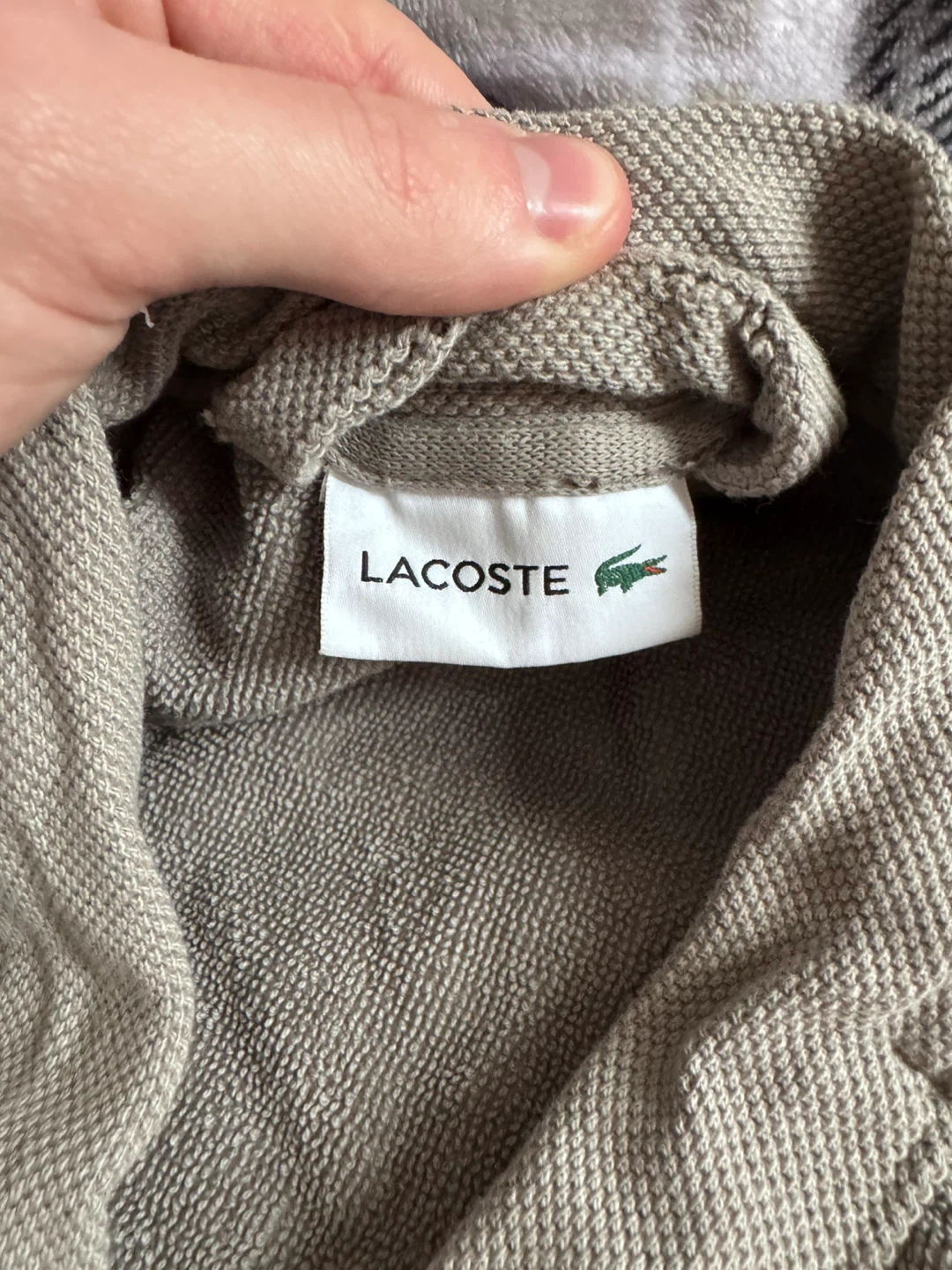 Lacoste | Grey Cloth Robe - photo 3
