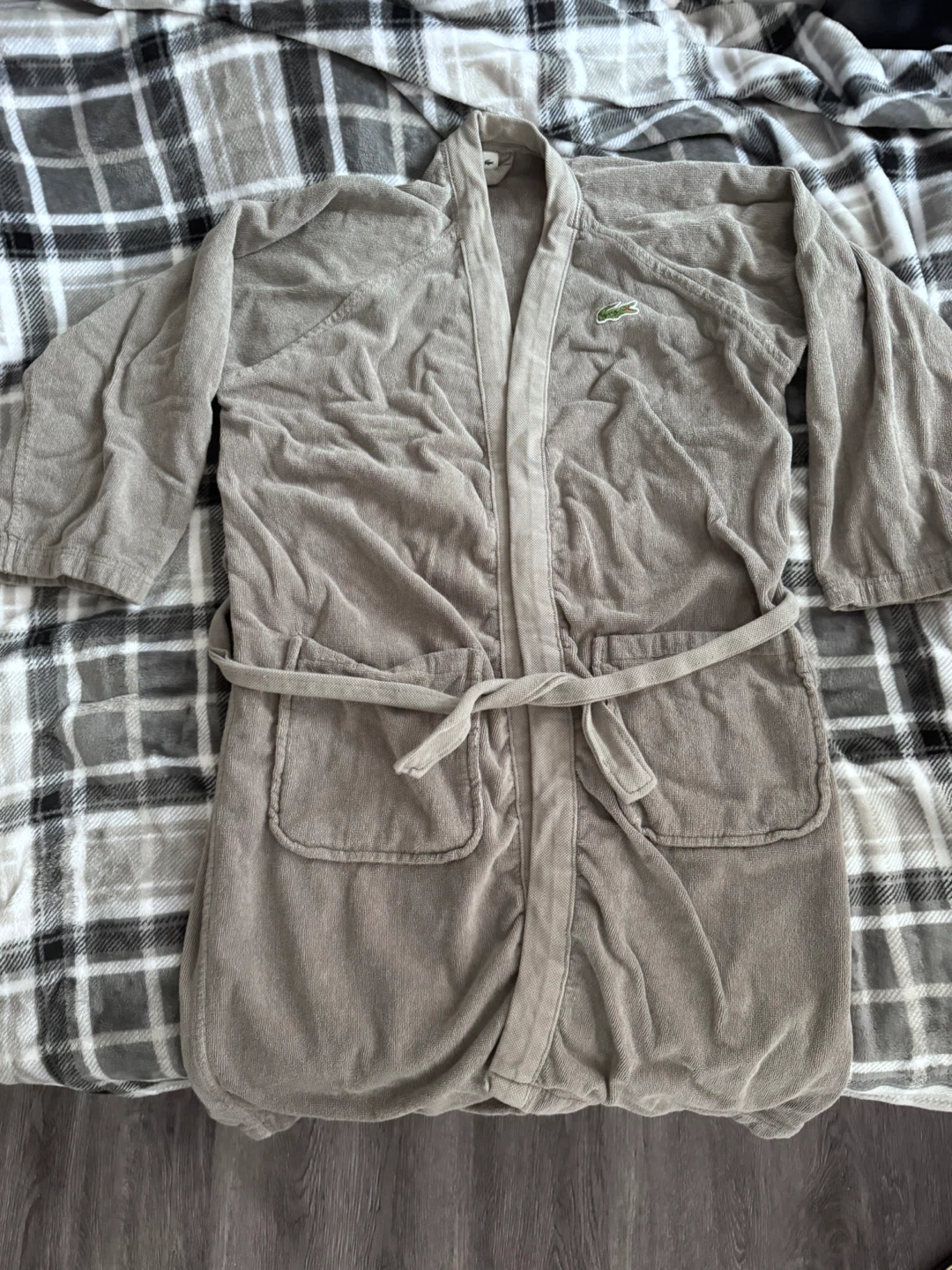 Lacoste | Grey Cloth Robe