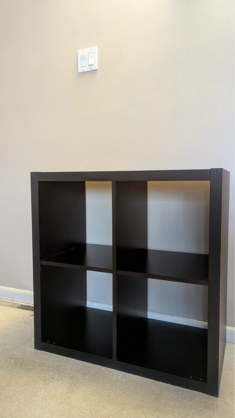 Dark Brown 4-Cube Storage Unit - photo 2